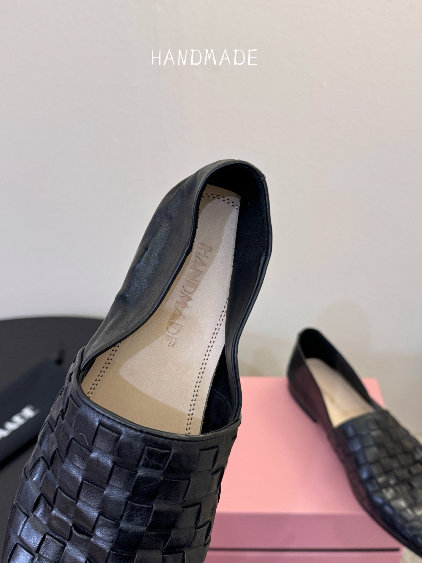 顶级 HANDMADE独家新品最高版本买手代购1:1完美复刻 平底凉鞋单鞋原版开模真皮鞋底 原版套楦鞋型