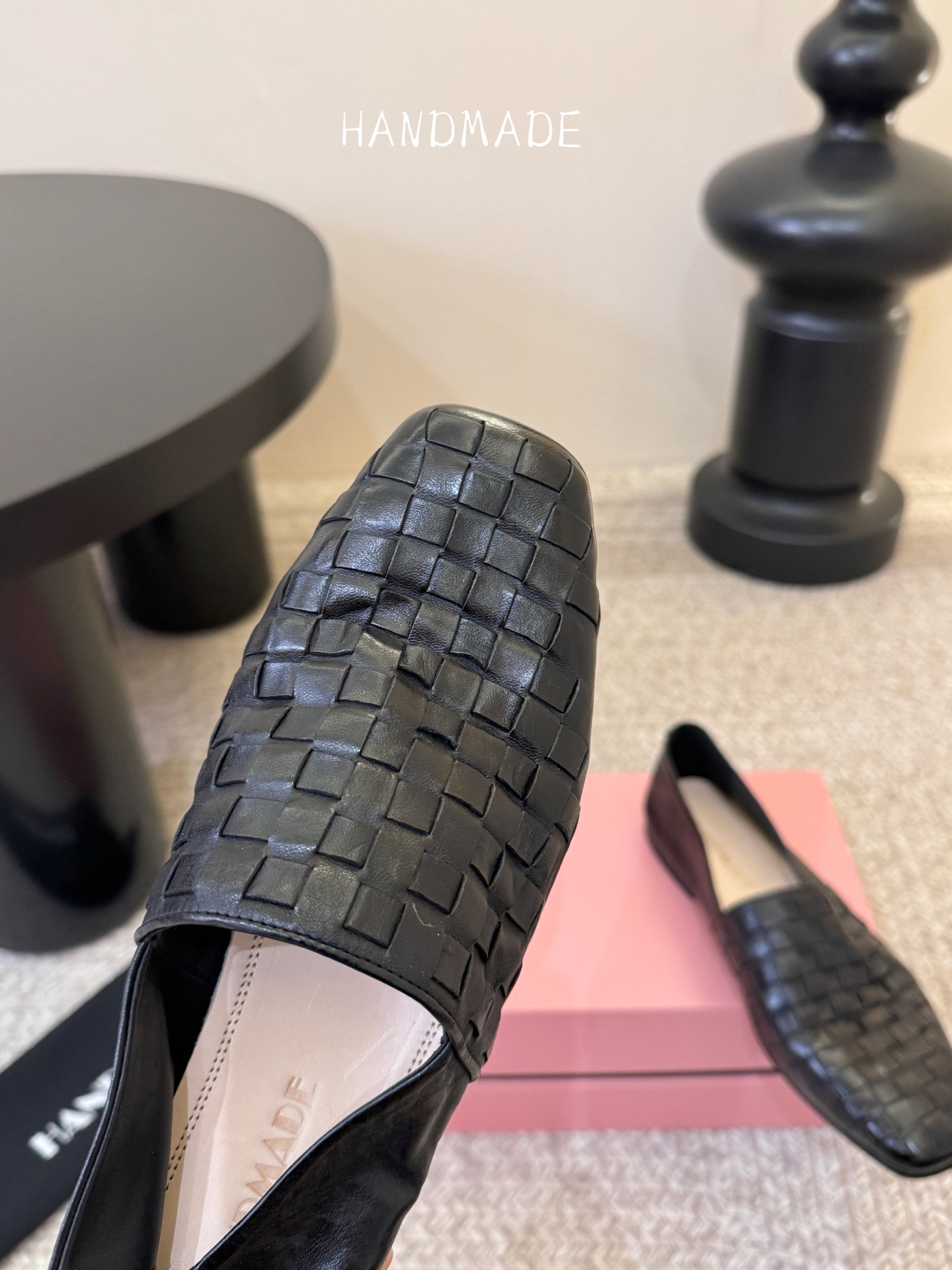 顶级 HANDMADE独家新品最高版本买手代购1:1完美复刻 平底凉鞋单鞋原版开模真皮鞋底 原版套楦鞋型