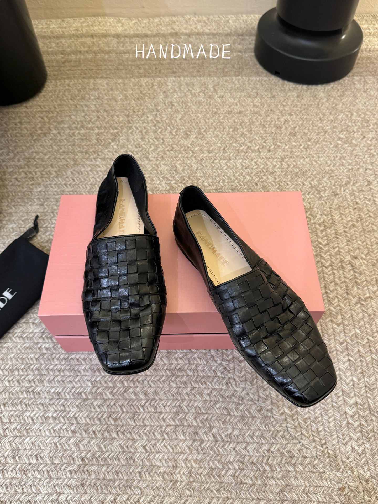 顶级 HANDMADE独家新品最高版本买手代购1:1完美复刻 平底凉鞋单鞋原版开模真皮鞋底 原版套楦鞋型