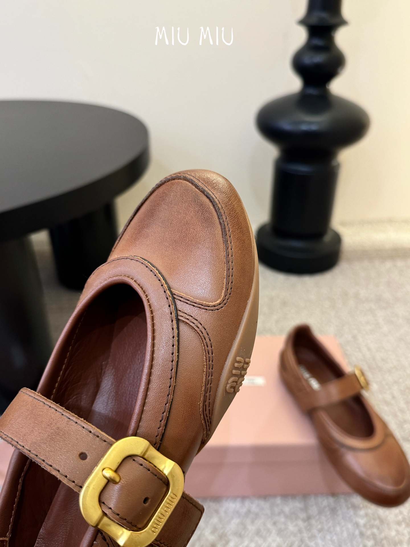 Miu Mi* deck shoes 麂皮玛丽珍小皮鞋乐福鞋miumiu家新款deck shoes也太有