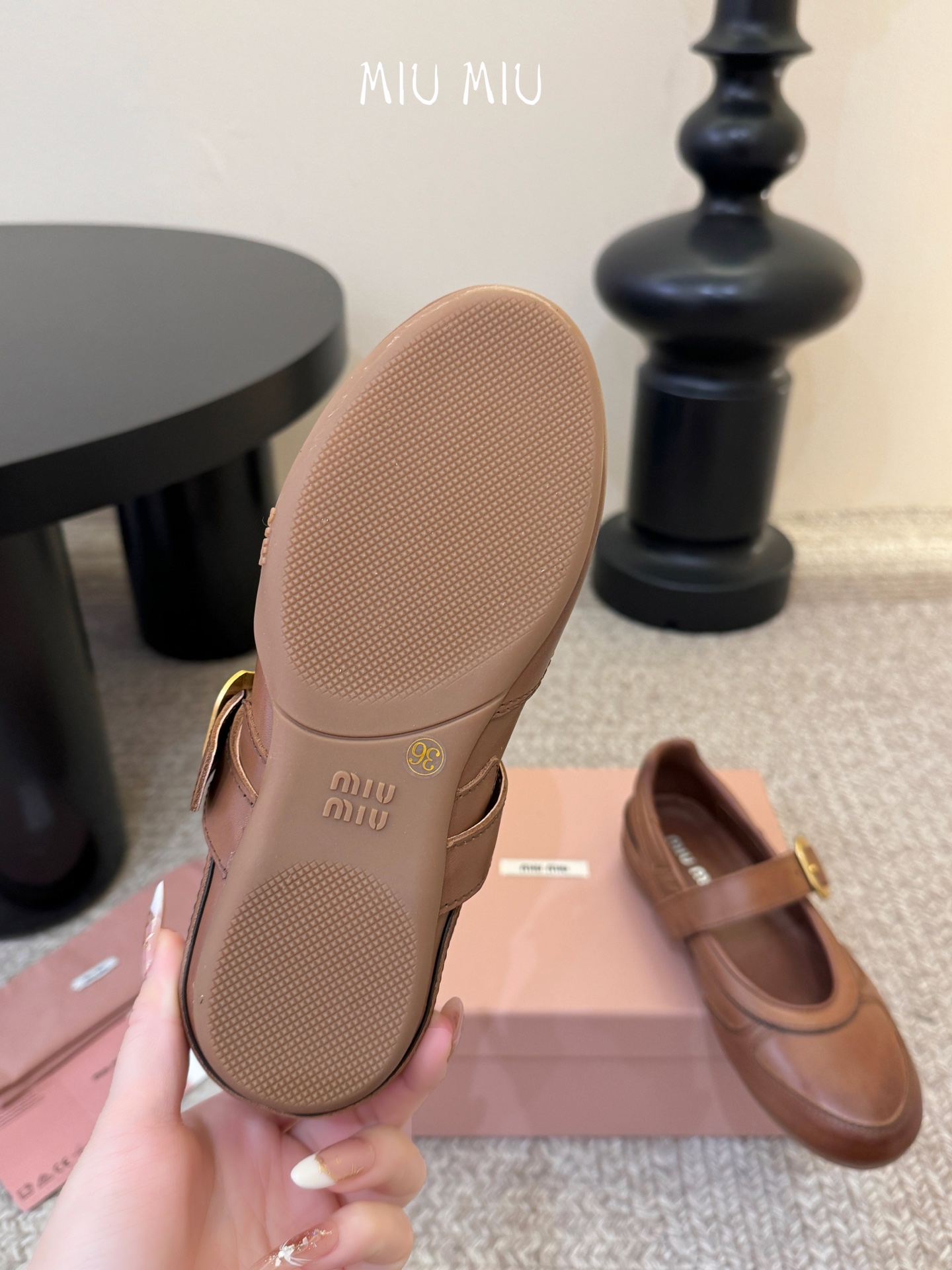 Miu Mi* deck shoes 麂皮玛丽珍小皮鞋乐福鞋miumiu家新款deck shoes也太有