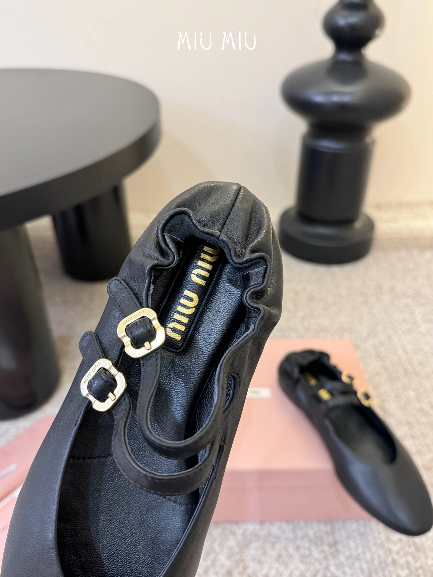 MiuMiu 缪缪 25ss早春新款 走秀新款一脚蹬懒人鞋玛丽珍芭蕾舞鞋官方春夏走秀新款，时髦百搭·即可