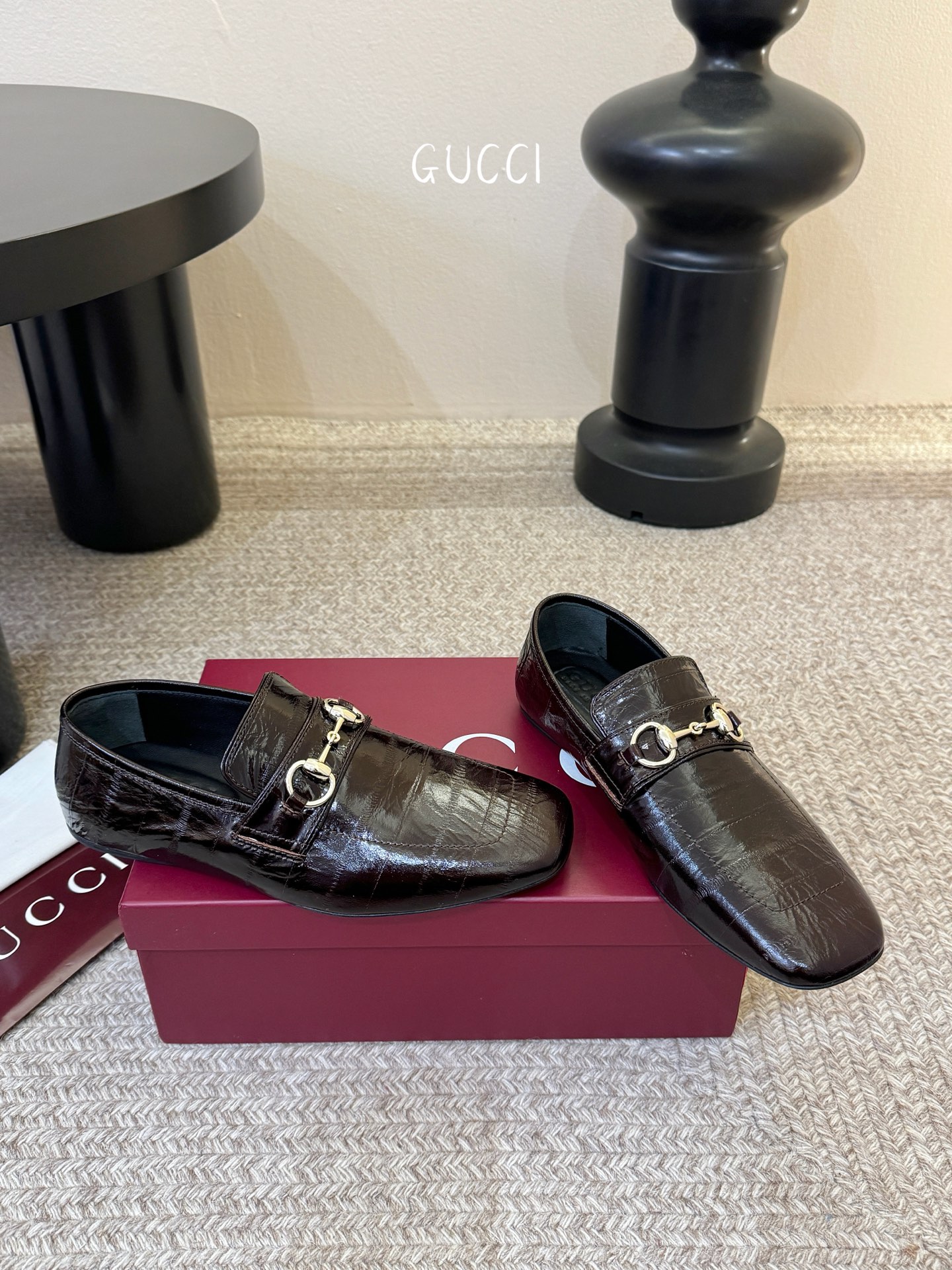 GUCCI·古驰 新款 G家一脚蹬乐福鞋休闲单鞋顶级版本🔝原版购入开发做货👍🏻品牌经典元素为这款精致的古