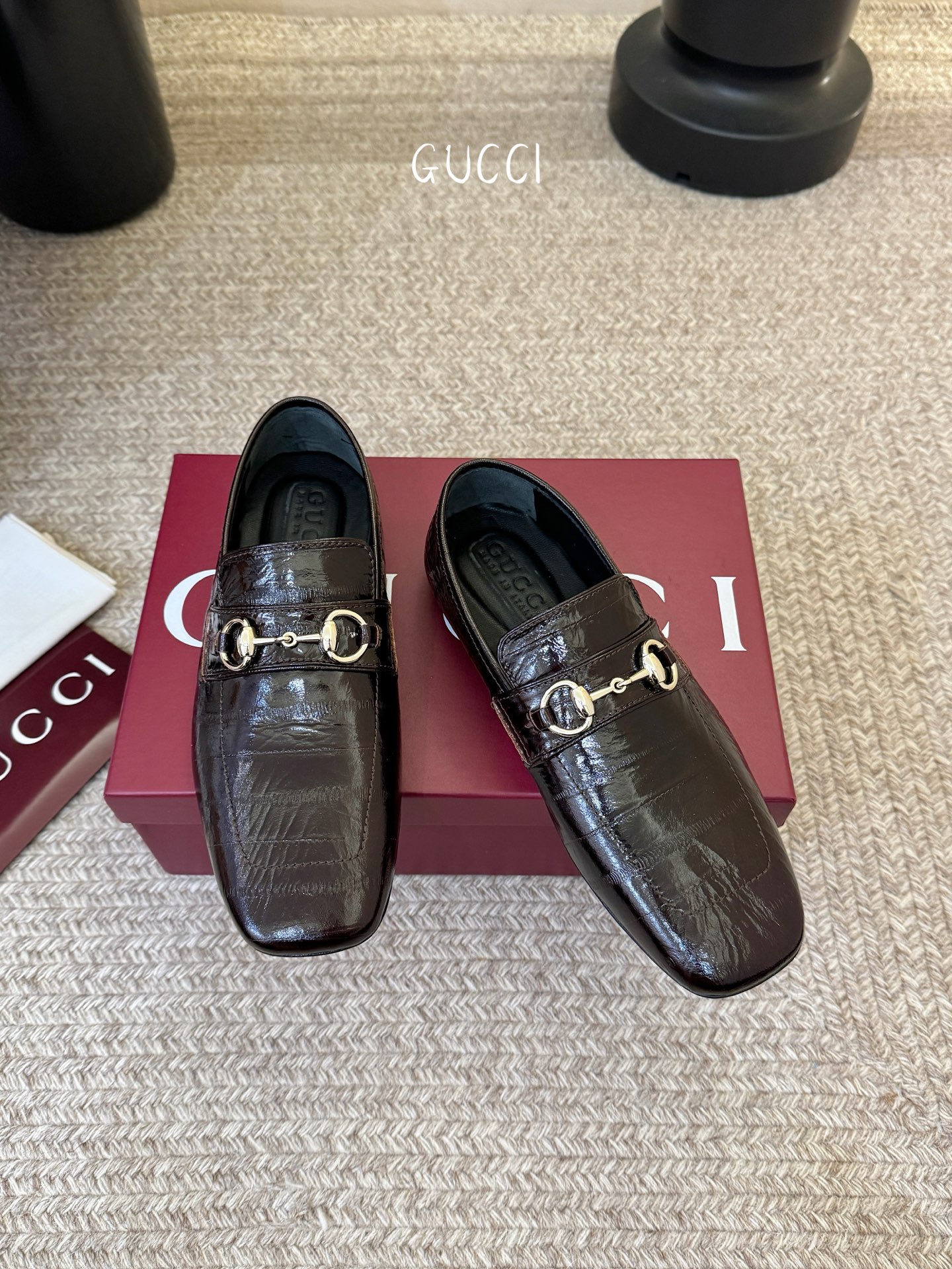 GUCCI·古驰 新款 G家一脚蹬乐福鞋休闲单鞋顶级版本🔝原版购入开发做货👍🏻品牌经典元素为这款精致的古