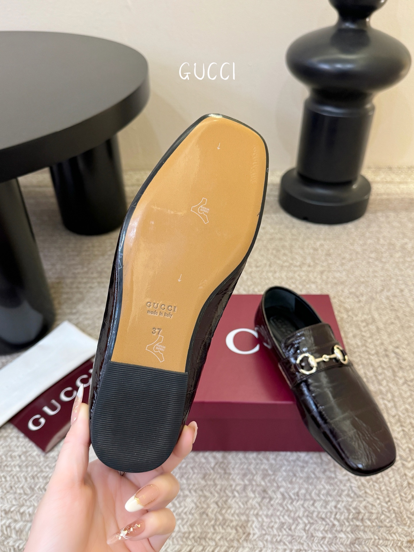 GUCCI·古驰 新款 G家一脚蹬乐福鞋休闲单鞋顶级版本🔝原版购入开发做货👍🏻品牌经典元素为这款精致的古