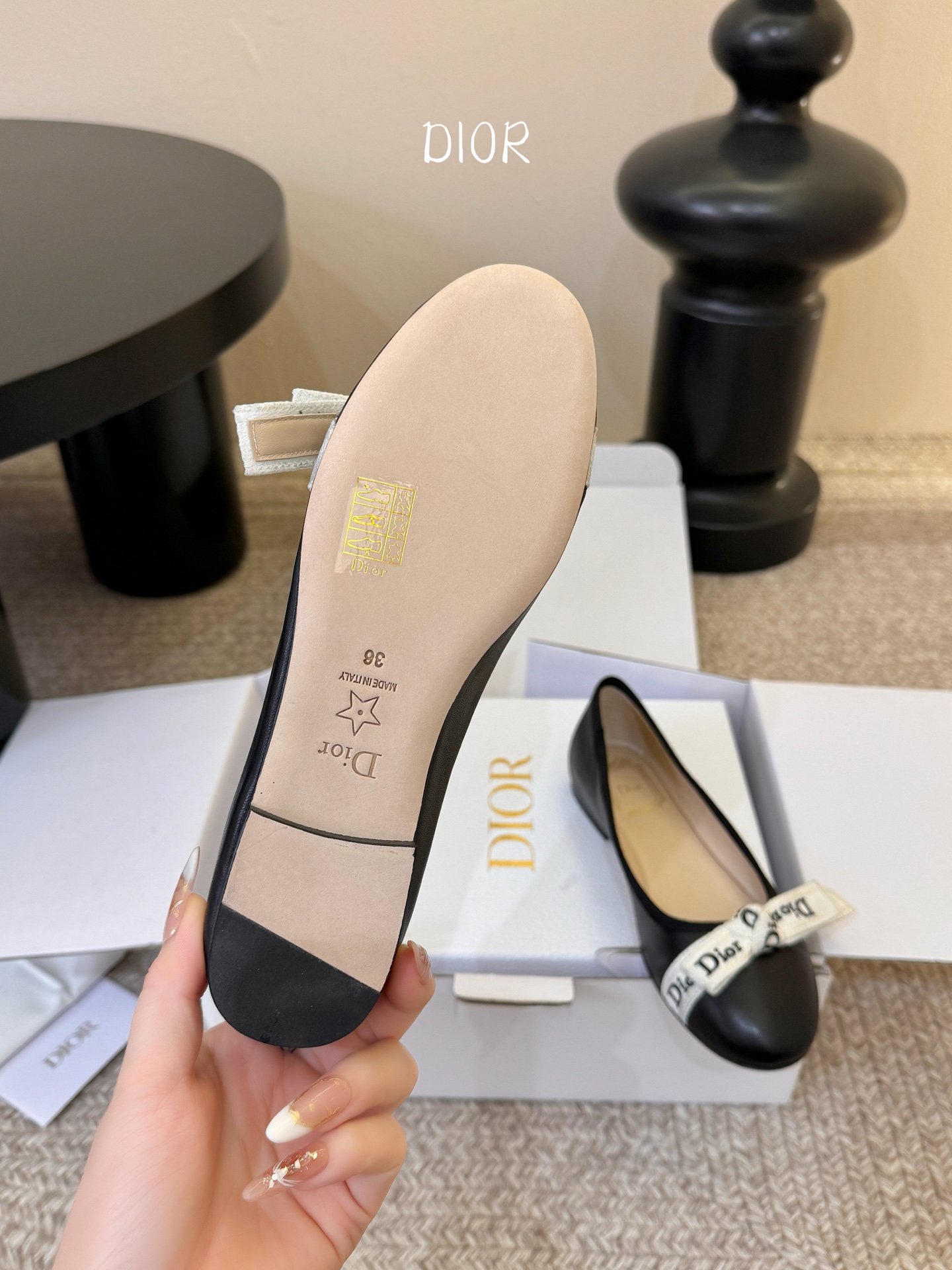 顶级DIO*26ss早春新款蝴蝶结单鞋·芭蕾舞鞋🩰Dior风蝴蝶结芭蕾平底鞋｜优雅永不过时，经典芭蕾鞋型