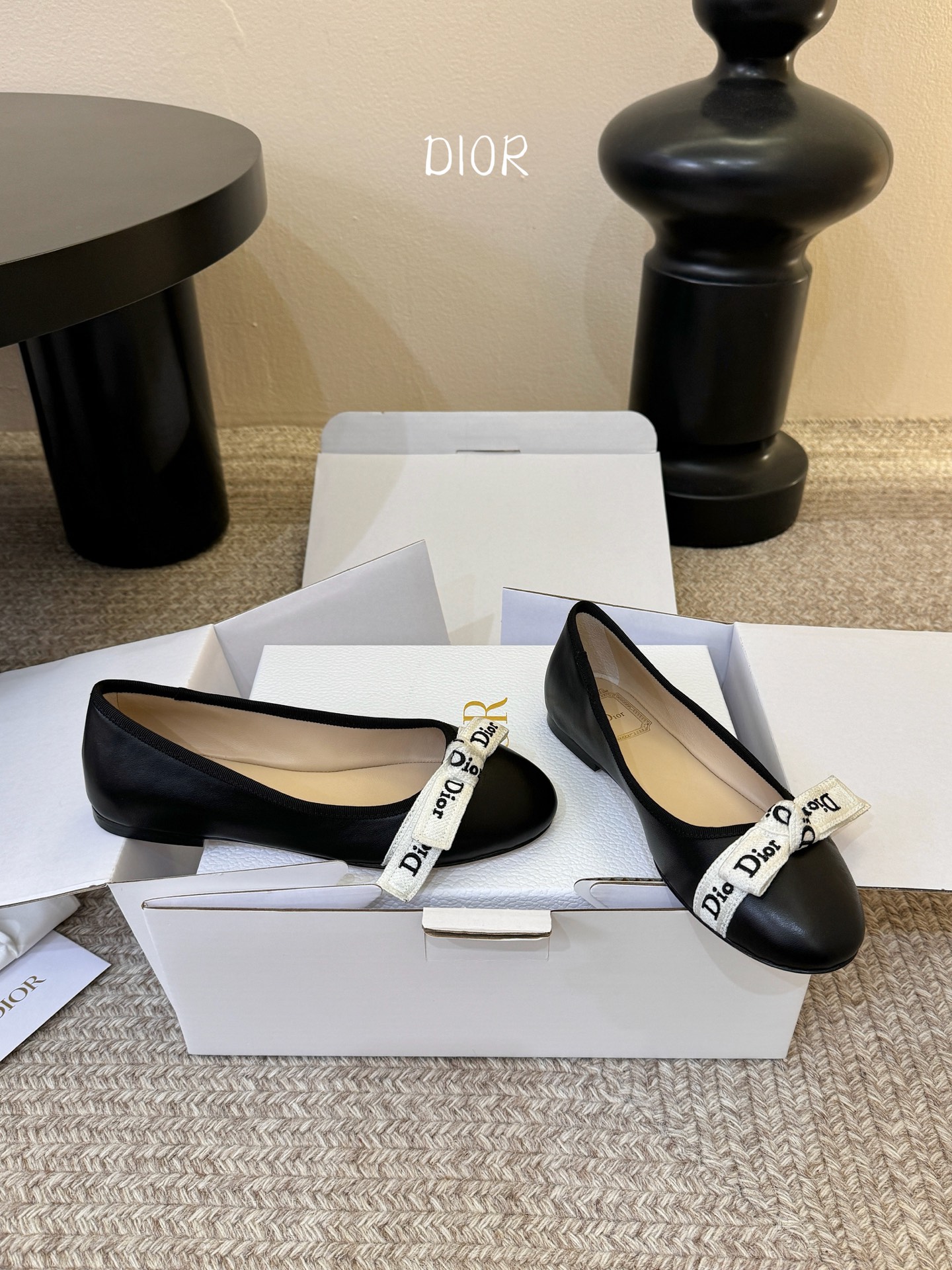 顶级DIO*26ss早春新款蝴蝶结单鞋·芭蕾舞鞋🩰Dior风蝴蝶结芭蕾平底鞋｜优雅永不过时，经典芭蕾鞋型