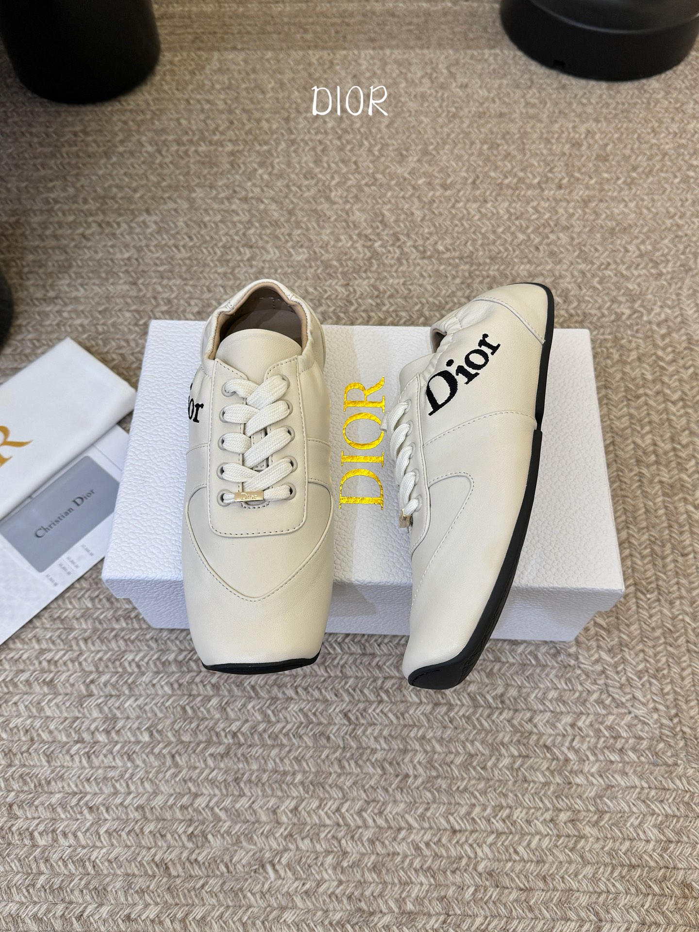 Dior Vibe迪奥2026ss春夏新款 方头休闲运动鞋原版购入开发 做货 细节对版 Dior Cru