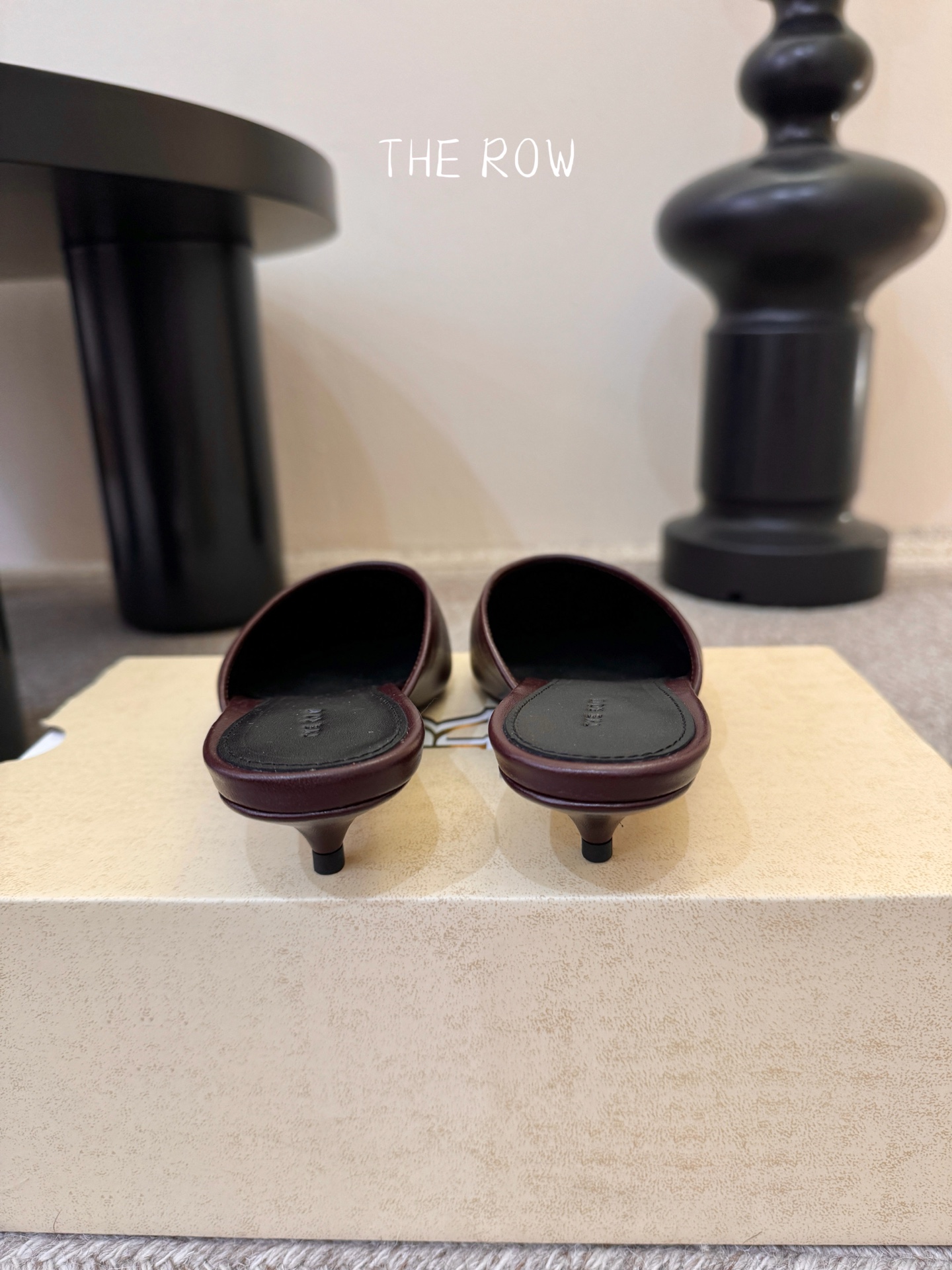 3.5cmThe row新款小众法式尖头性感单鞋女真皮玛丽珍单鞋这双简直就是年度梦中情鞋 年度必入高级感