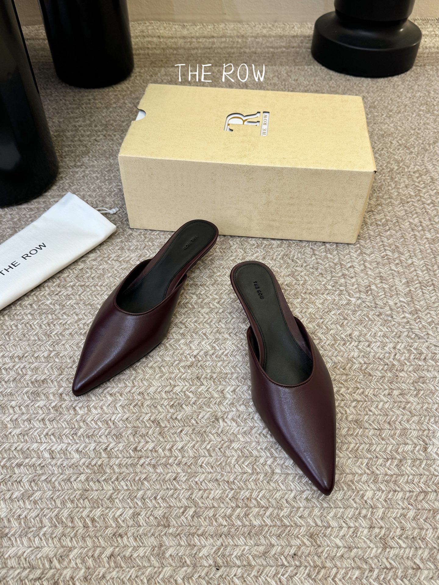 3.5cmThe row新款小众法式尖头性感单鞋女真皮玛丽珍单鞋这双简直就是年度梦中情鞋 年度必入高级感