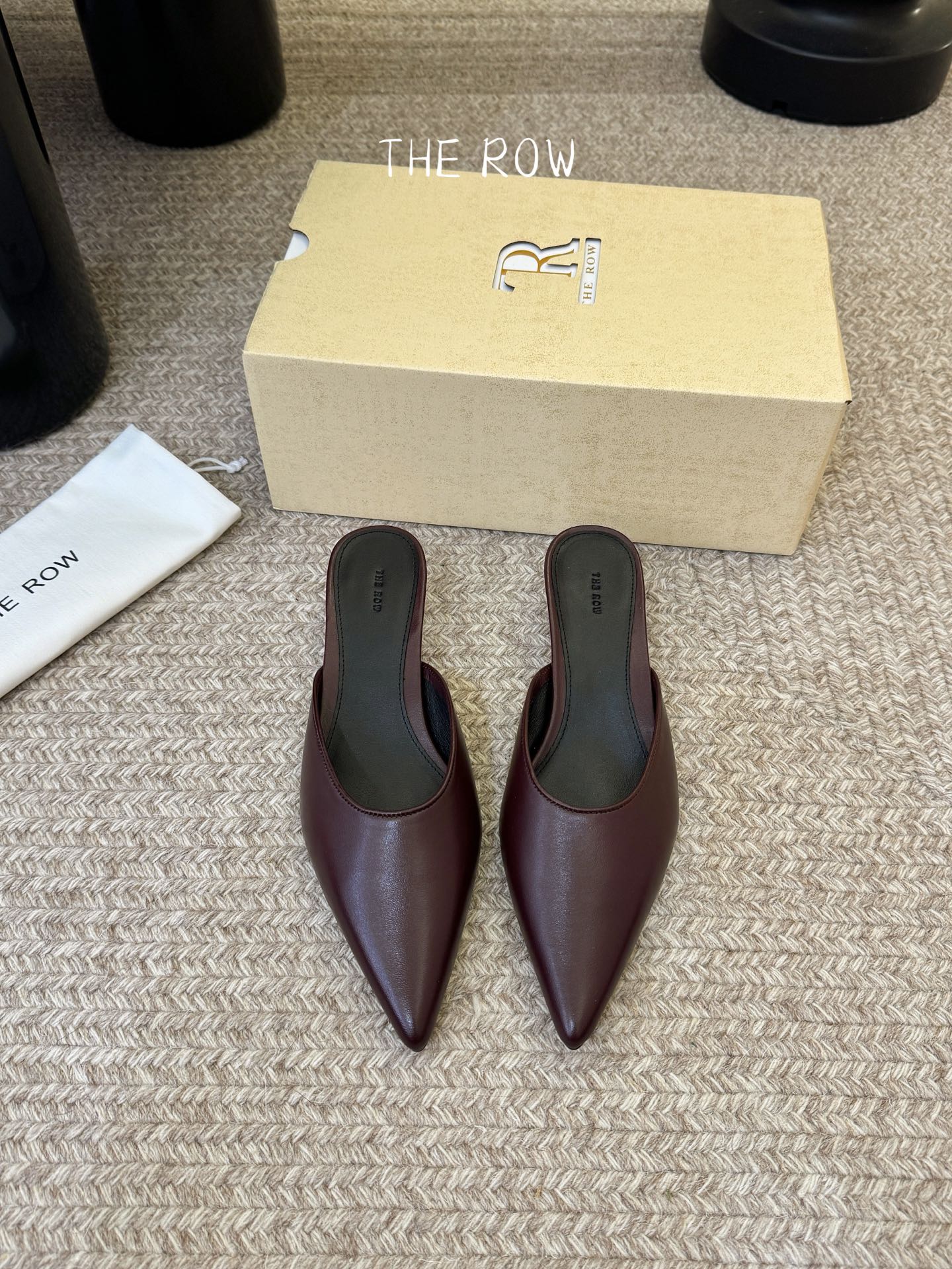 3.5cmThe row新款小众法式尖头性感单鞋女真皮玛丽珍单鞋这双简直就是年度梦中情鞋 年度必入高级感