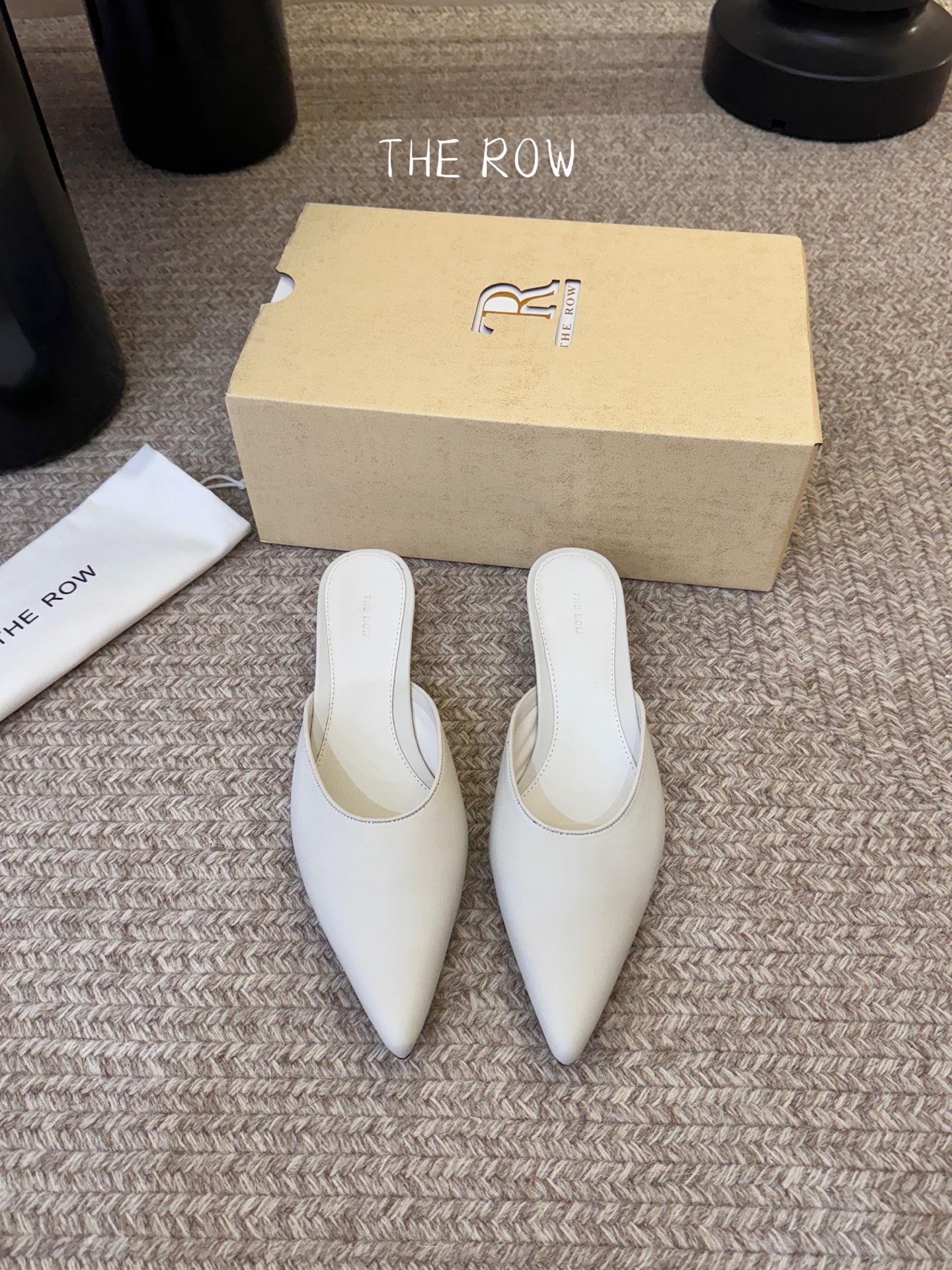 3.5cmThe row新款小众法式尖头性感单鞋女真皮玛丽珍单鞋这双简直就是年度梦中情鞋 年度必入高级感