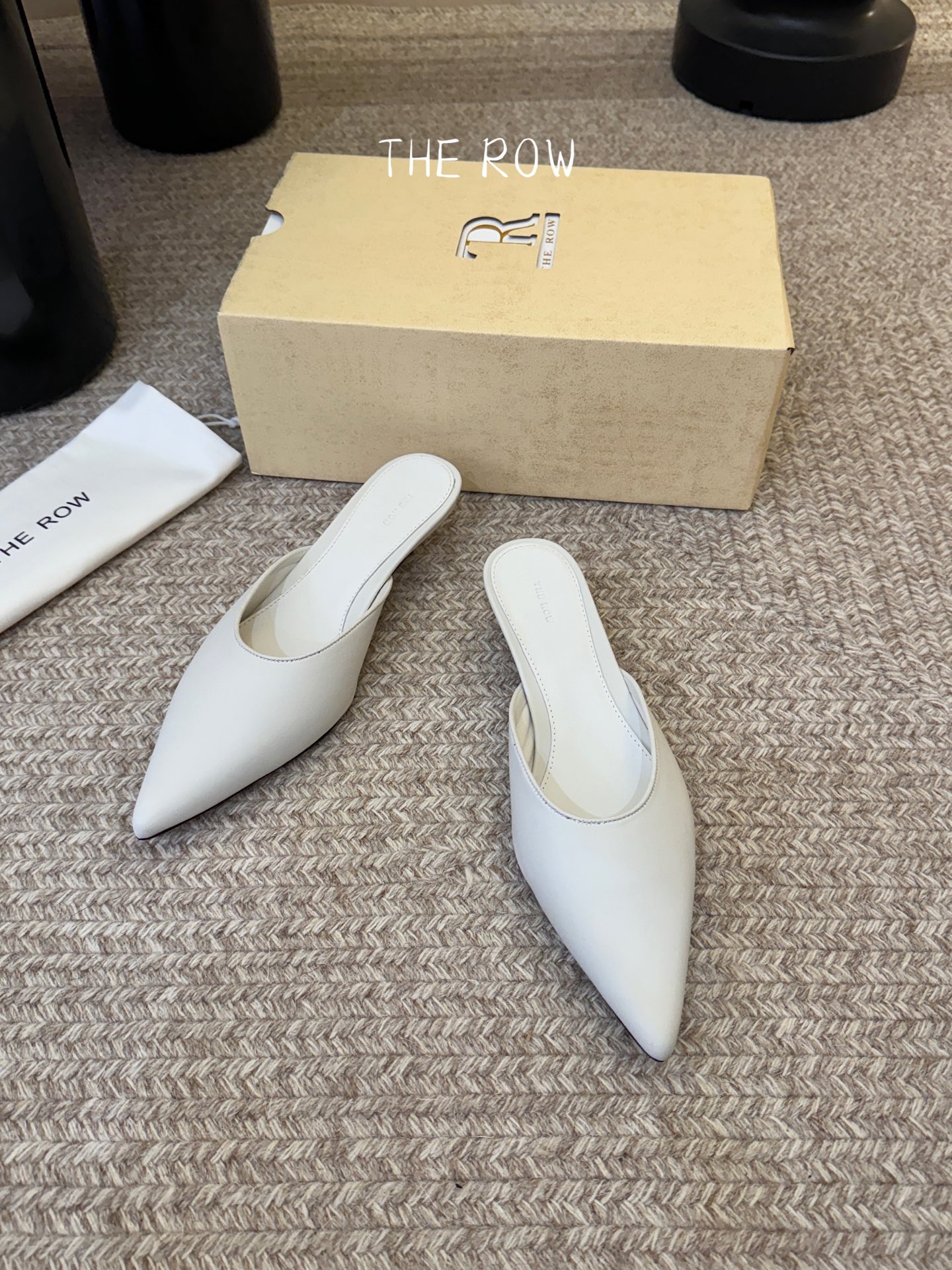 3.5cmThe row新款小众法式尖头性感单鞋女真皮玛丽珍单鞋这双简直就是年度梦中情鞋 年度必入高级感