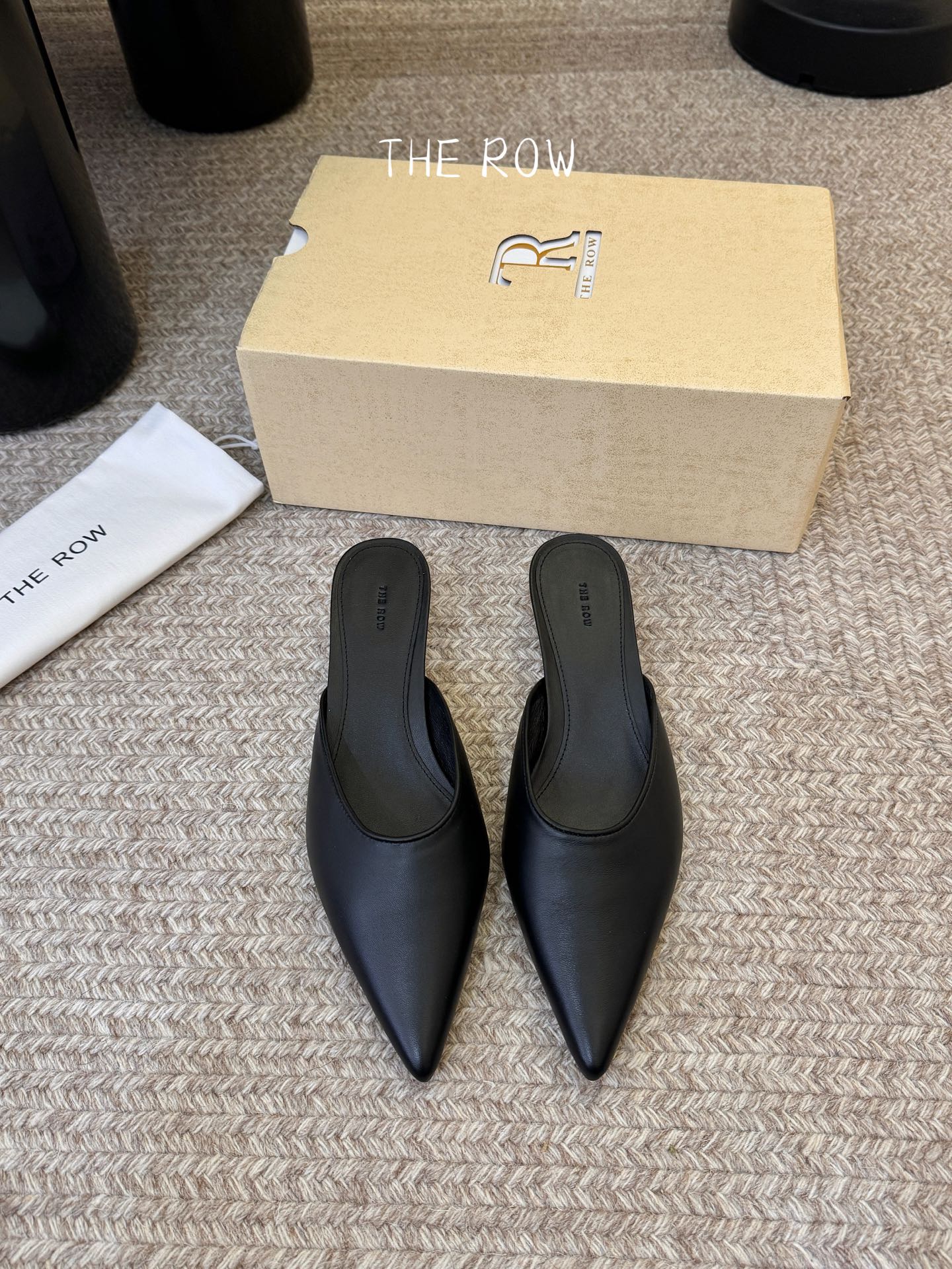 3.5cmThe row新款小众法式尖头性感单鞋女真皮玛丽珍单鞋这双简直就是年度梦中情鞋 年度必入高级感