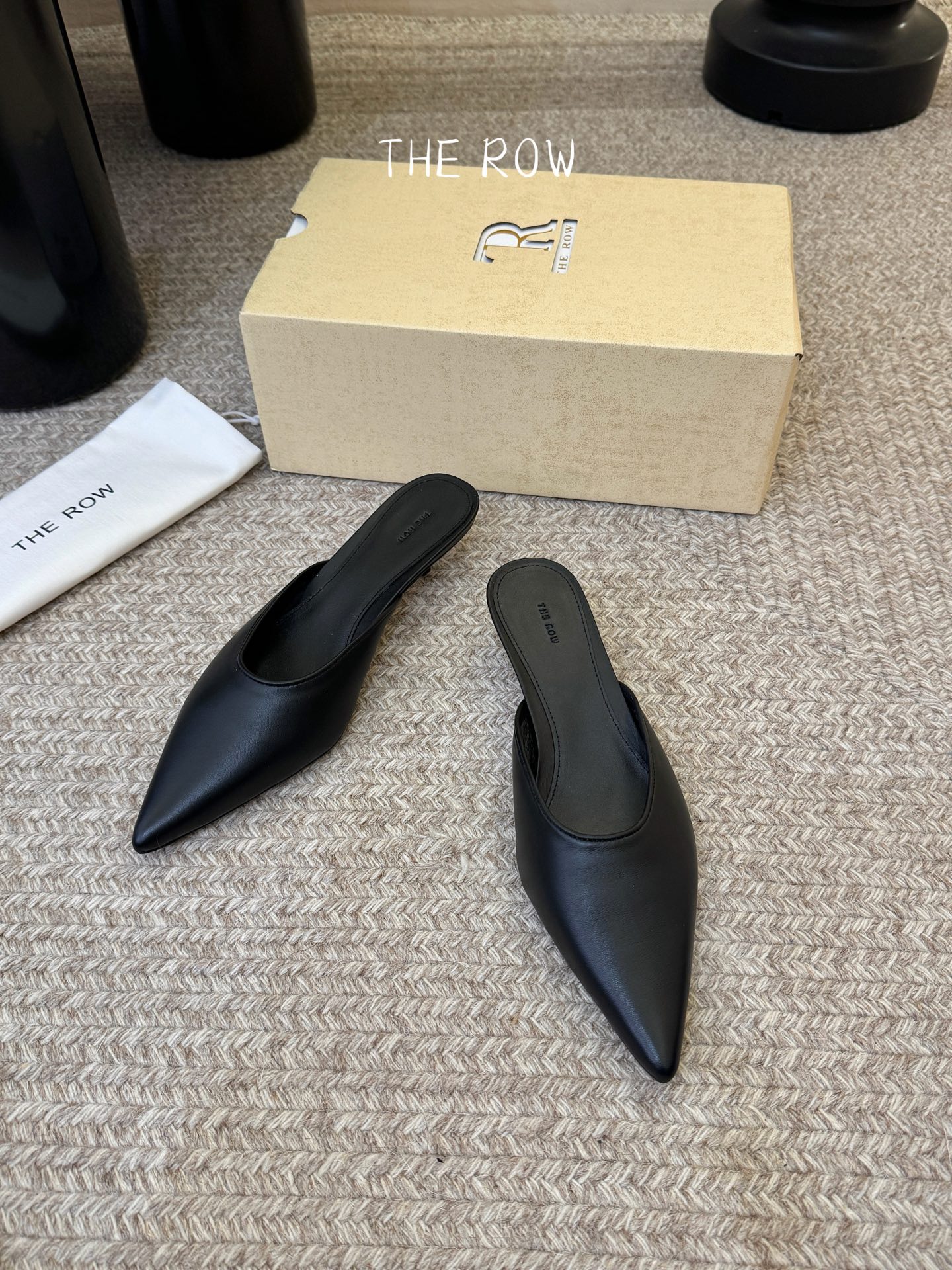 3.5cmThe row新款小众法式尖头性感单鞋女真皮玛丽珍单鞋这双简直就是年度梦中情鞋 年度必入高级感