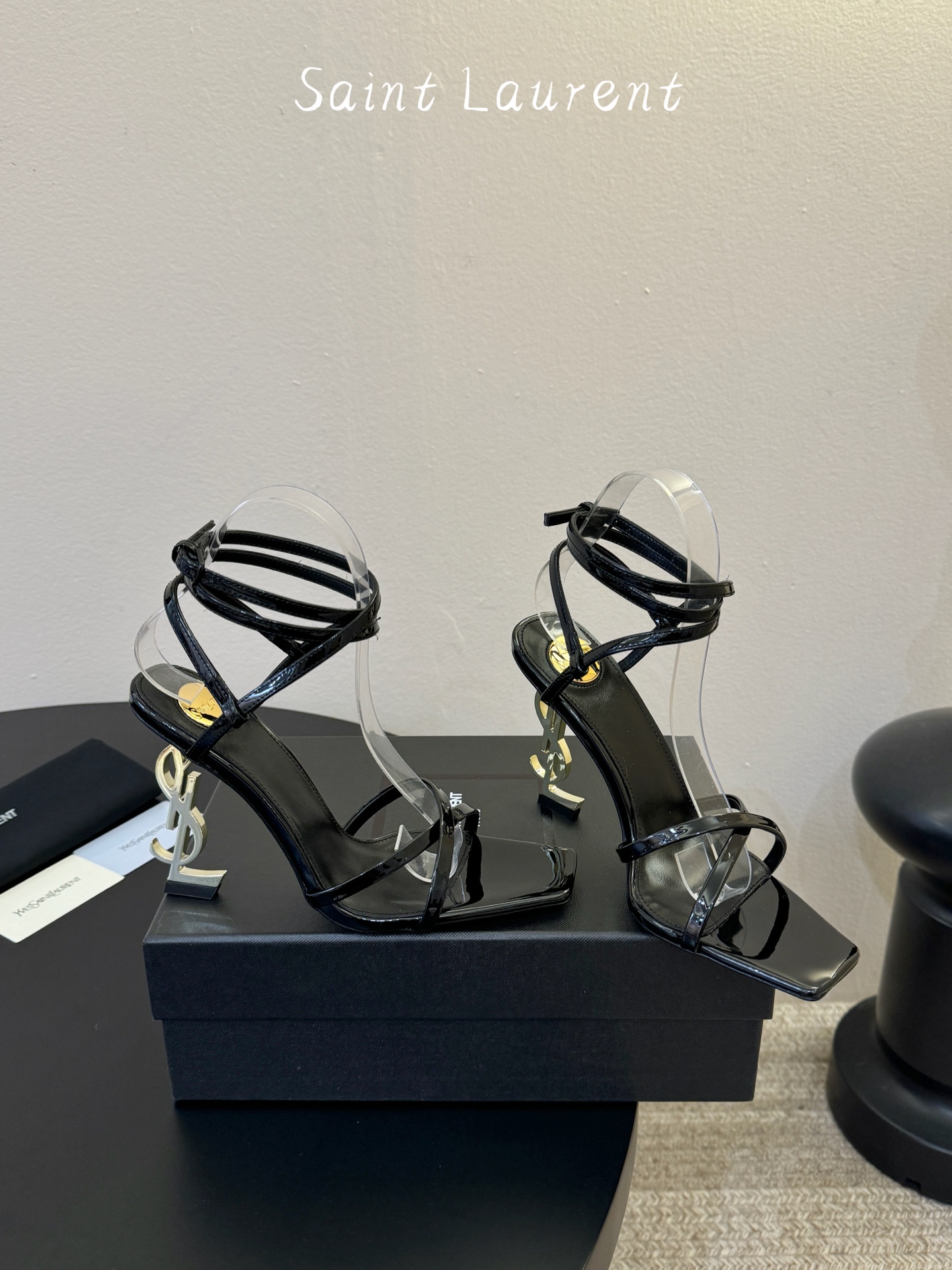 圣罗兰Saint Lauren* 25ss新品交叉带高跟鞋绝美圣罗兰也不过于此！Ysl走秀款高跟鞋 各种