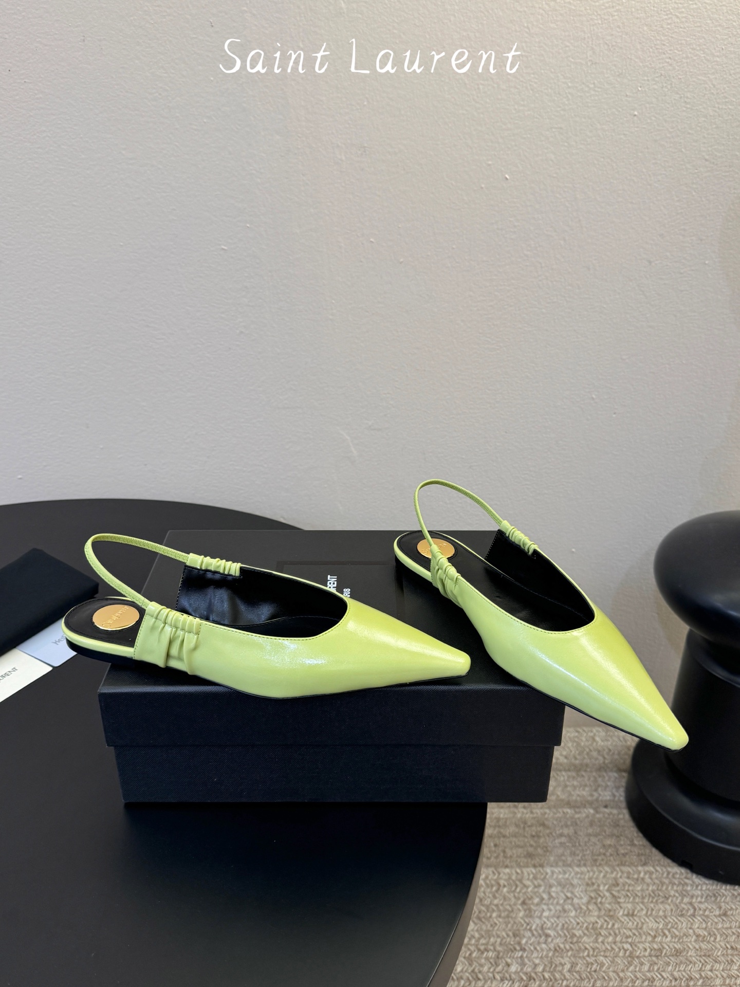 saint laurent 26ss ysl 尖头后空高跟鞋单鞋上脚特别稳，超跟脚，放心入！鞋跟是重新开