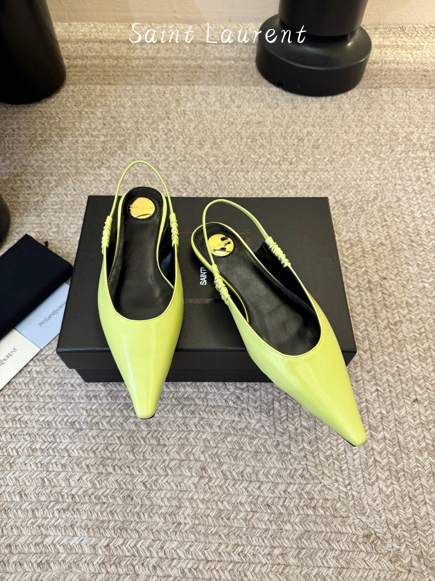 saint laurent 26ss ysl 尖头后空高跟鞋单鞋上脚特别稳，超跟脚，放心入！鞋跟是重新开