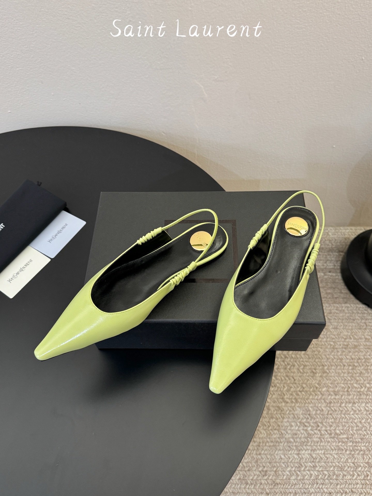 saint laurent 26ss ysl 尖头后空高跟鞋单鞋上脚特别稳，超跟脚，放心入！鞋跟是重新开