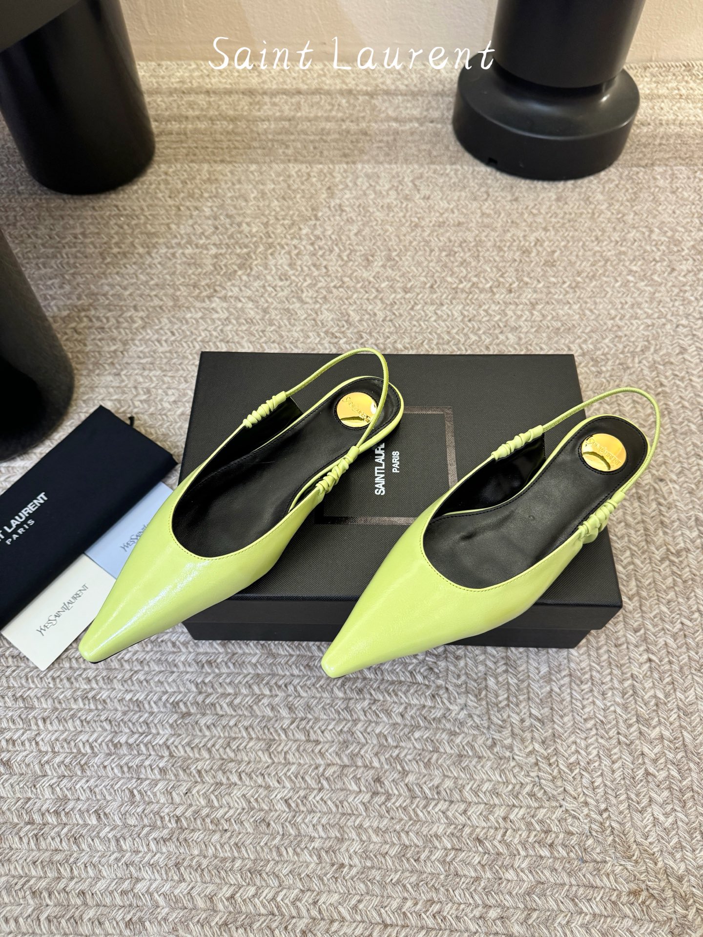 saint laurent 26ss ysl 尖头后空高跟鞋单鞋上脚特别稳，超跟脚，放心入！鞋跟是重新开