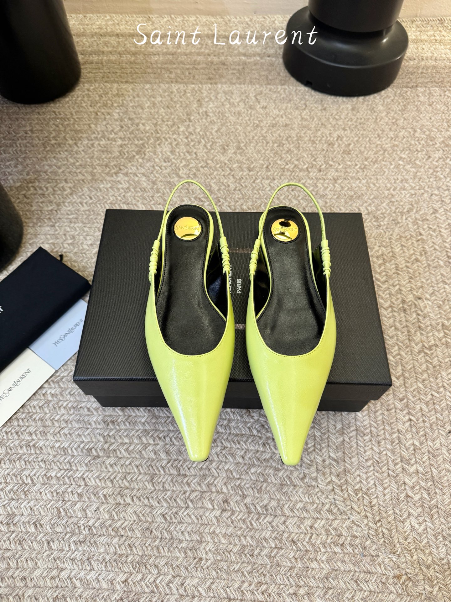 saint laurent 26ss ysl 尖头后空高跟鞋单鞋上脚特别稳，超跟脚，放心入！鞋跟是重新开