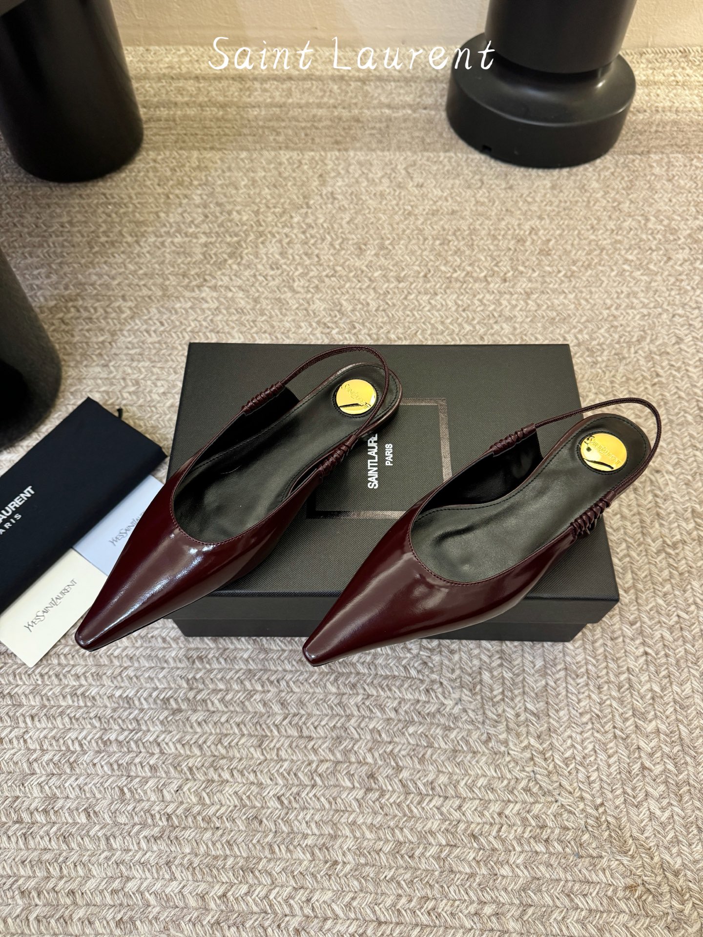 saint laurent 26ss ysl 尖头后空高跟鞋单鞋上脚特别稳，超跟脚，放心入！鞋跟是重新开