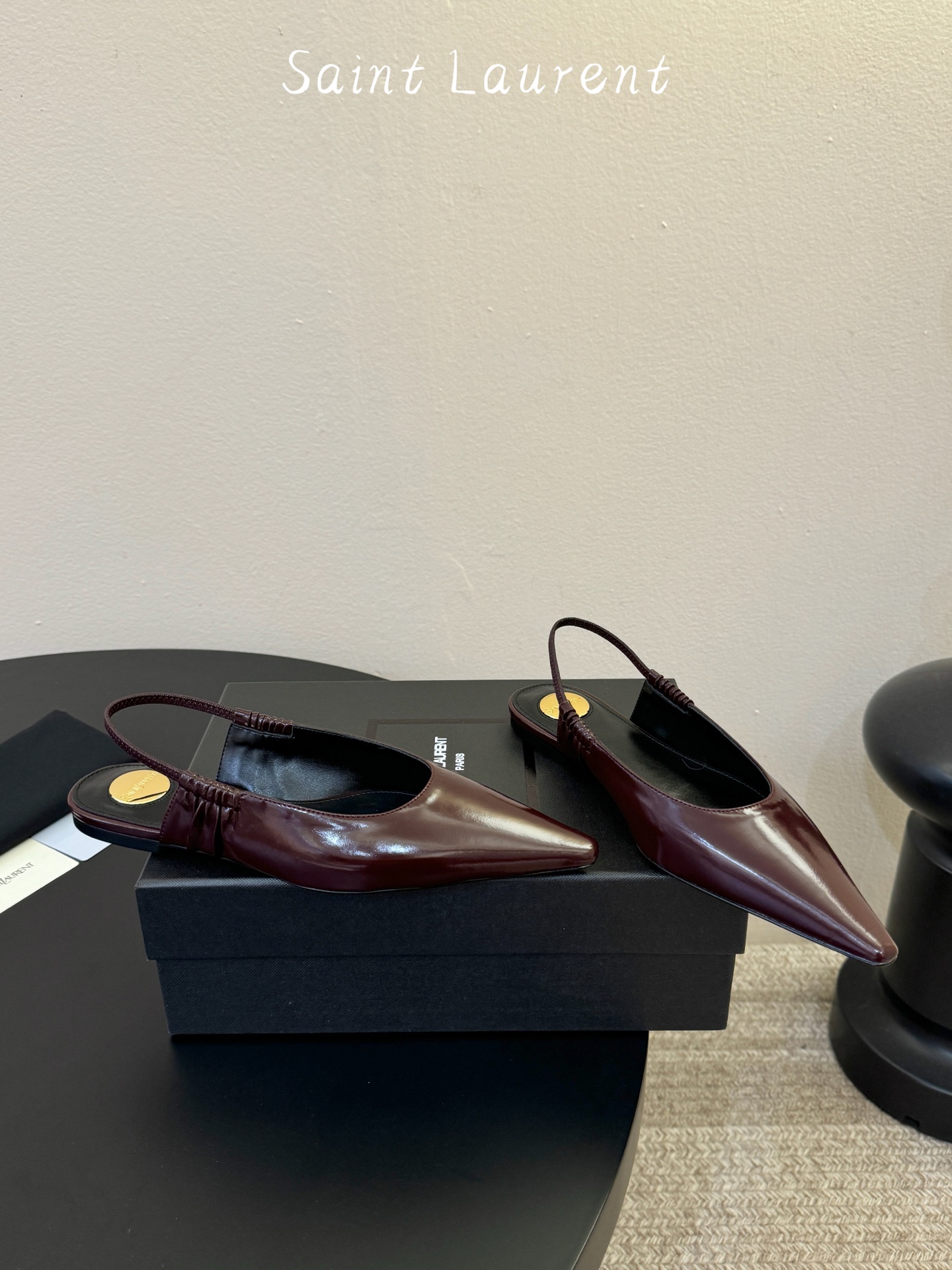 saint laurent 26ss ysl 尖头后空高跟鞋单鞋上脚特别稳，超跟脚，放心入！鞋跟是重新开