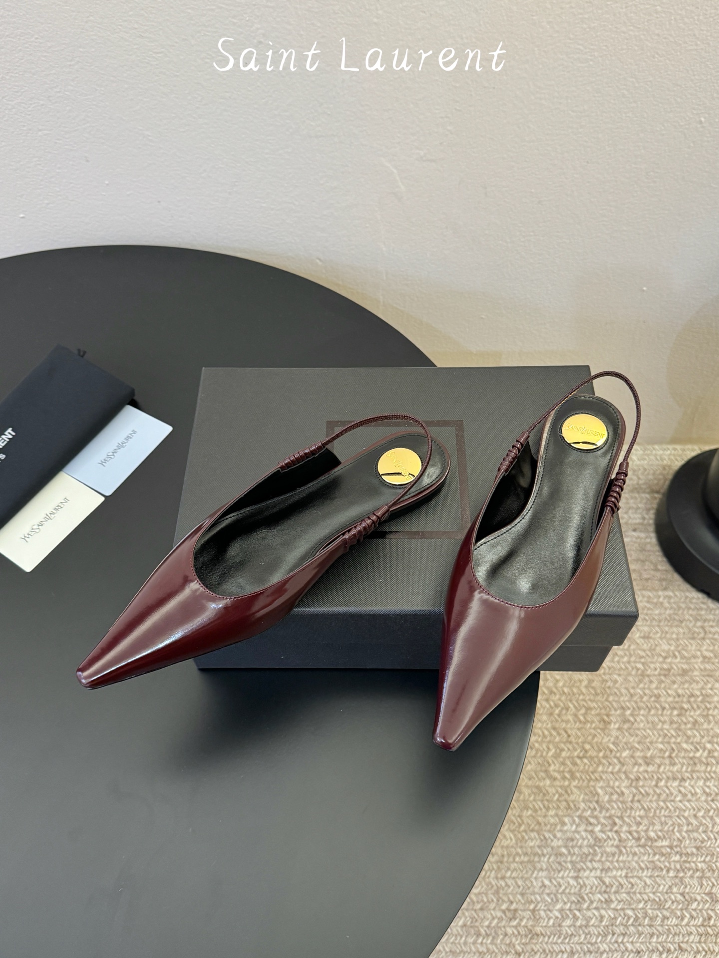 saint laurent 26ss ysl 尖头后空高跟鞋单鞋上脚特别稳，超跟脚，放心入！鞋跟是重新开
