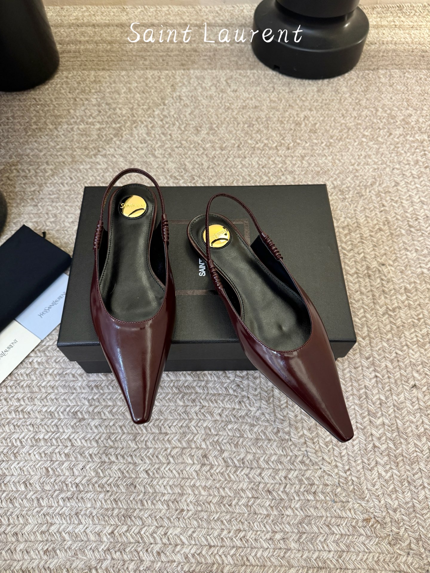 saint laurent 26ss ysl 尖头后空高跟鞋单鞋上脚特别稳，超跟脚，放心入！鞋跟是重新开