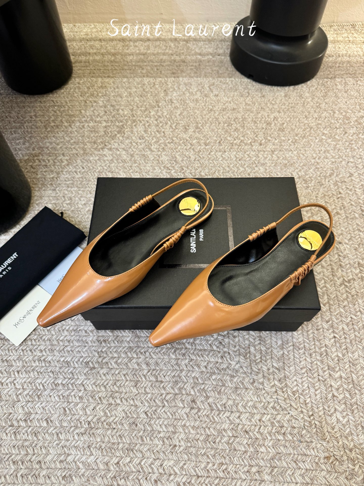 saint laurent 26ss ysl 尖头后空高跟鞋单鞋上脚特别稳，超跟脚，放心入！鞋跟是重新开