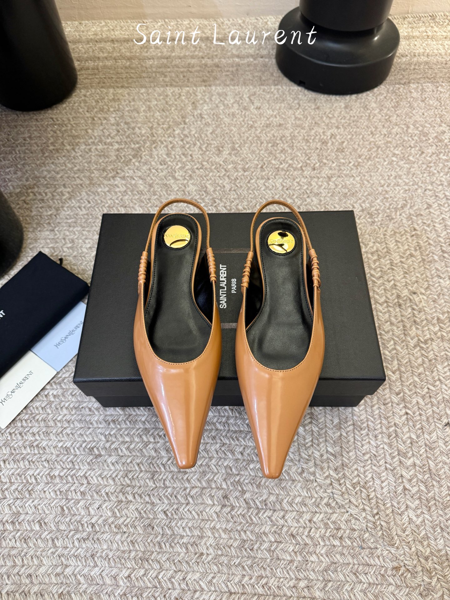 saint laurent 26ss ysl 尖头后空高跟鞋单鞋上脚特别稳，超跟脚，放心入！鞋跟是重新开