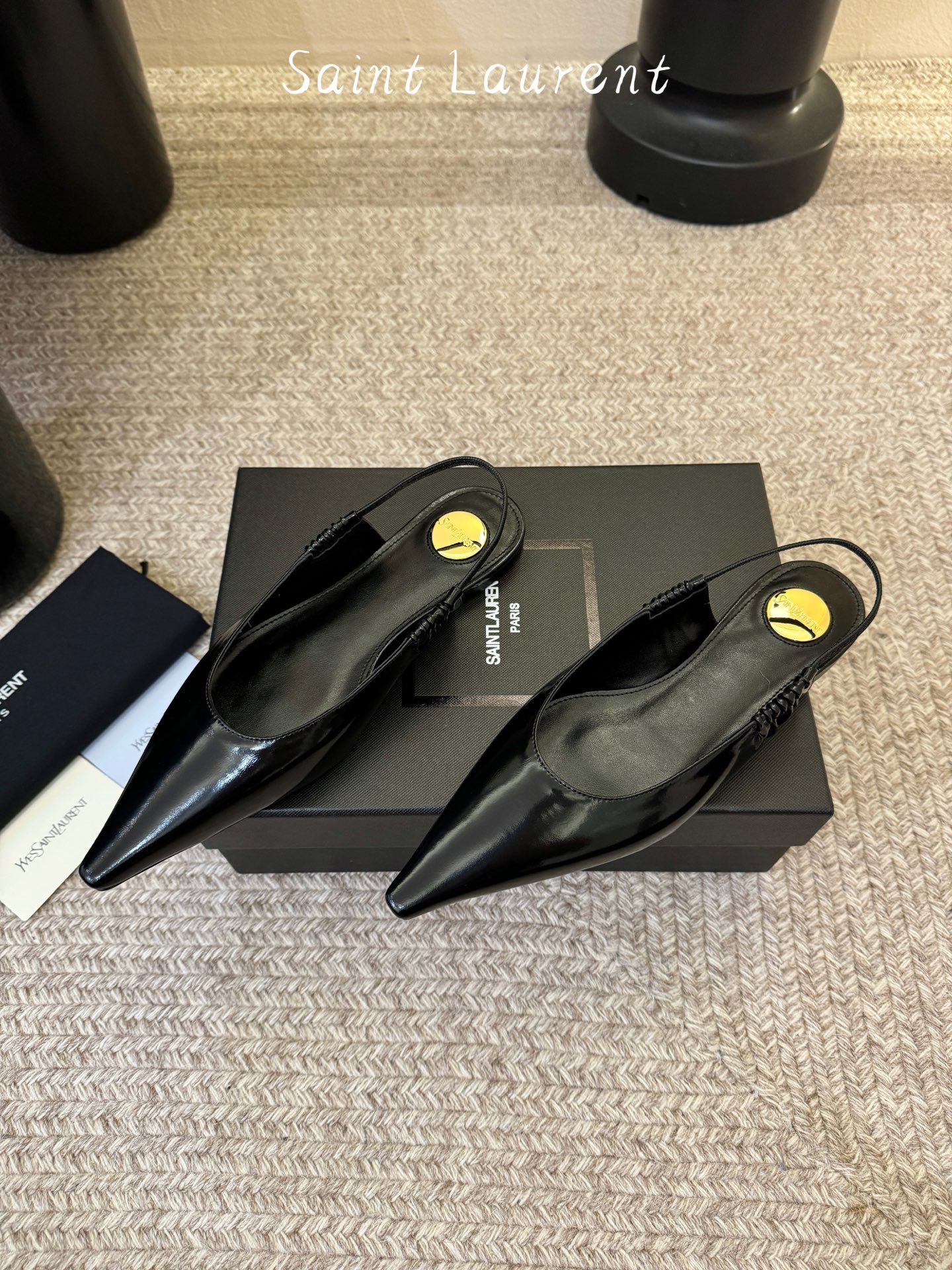 saint laurent 26ss ysl 尖头后空高跟鞋单鞋上脚特别稳，超跟脚，放心入！鞋跟是重新开