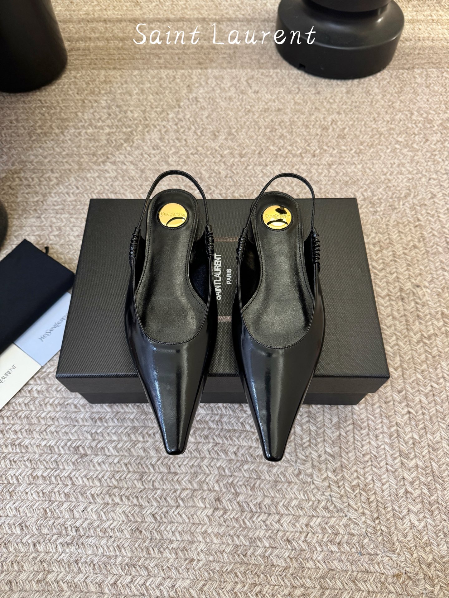 saint laurent 26ss ysl 尖头后空高跟鞋单鞋上脚特别稳，超跟脚，放心入！鞋跟是重新开