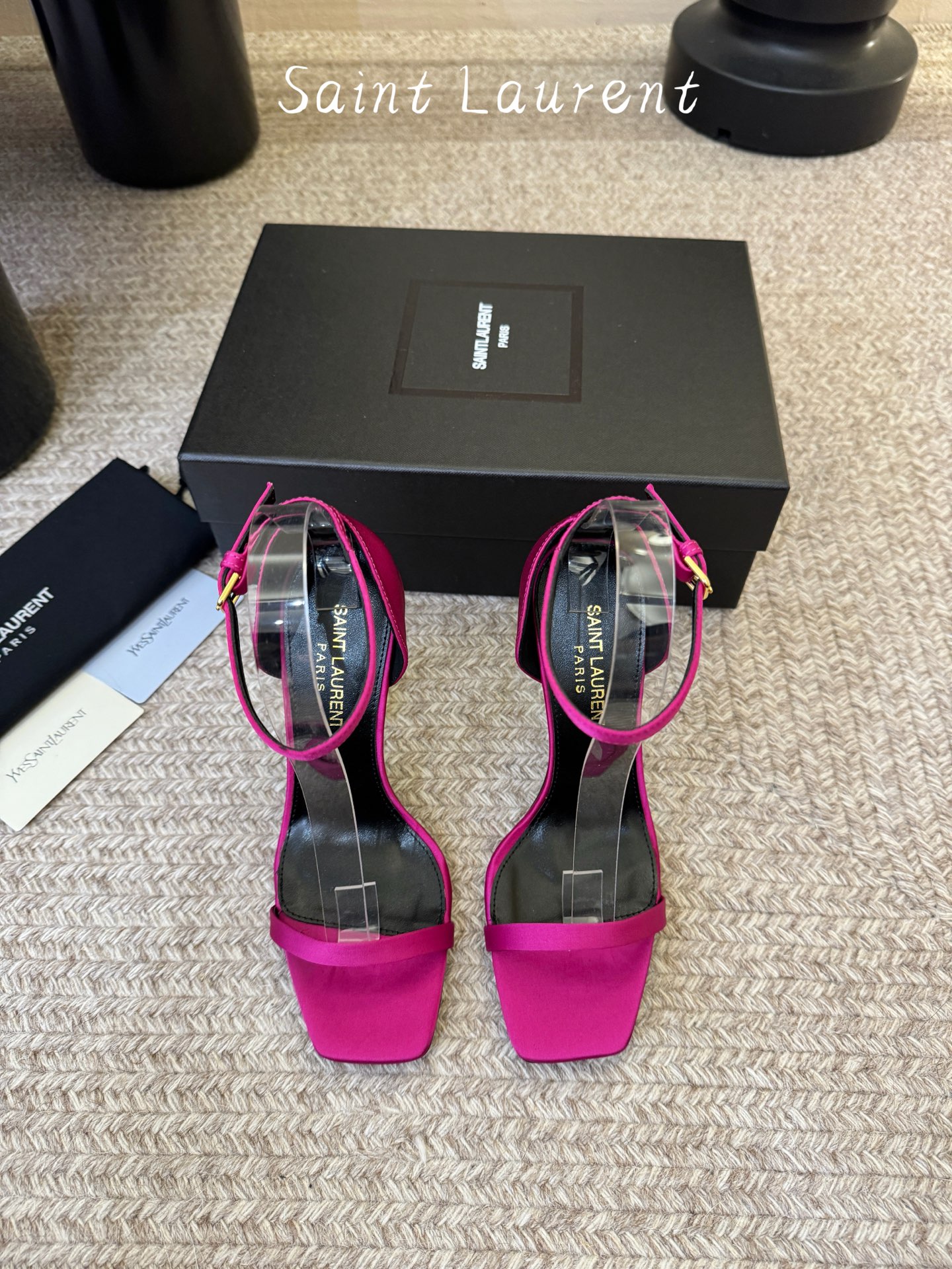 𝗦𝗔𝗜𝗡𝗧 𝗟𝗔𝗨𝗥𝗘𝗡*ysl 经典款高跟凉鞋 唯有YSL最懂女人心 不接受反驳 超级无敌女人味神器 