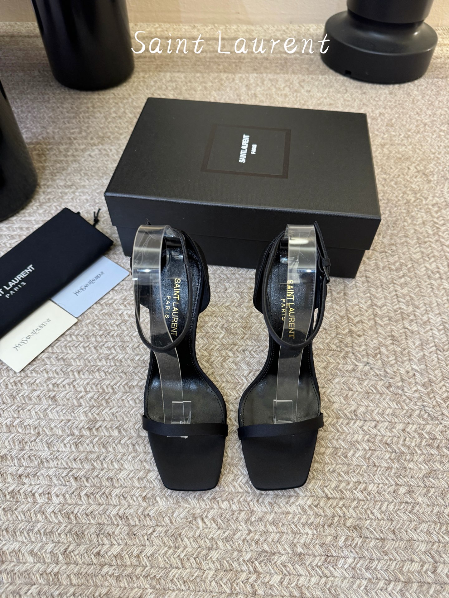 𝗦𝗔𝗜𝗡𝗧 𝗟𝗔𝗨𝗥𝗘𝗡*ysl 经典款高跟凉鞋 唯有YSL最懂女人心 不接受反驳 超级无敌女人味神器 