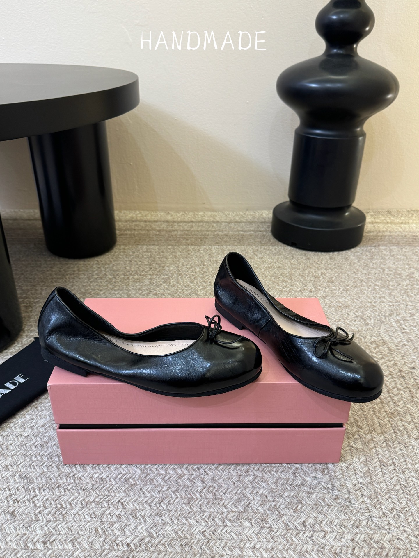 顶级HANDMADE独家新品最高版本买手代购1:1完美复刻 平底凉鞋单鞋原版开模真皮鞋底 原版套楦鞋型很