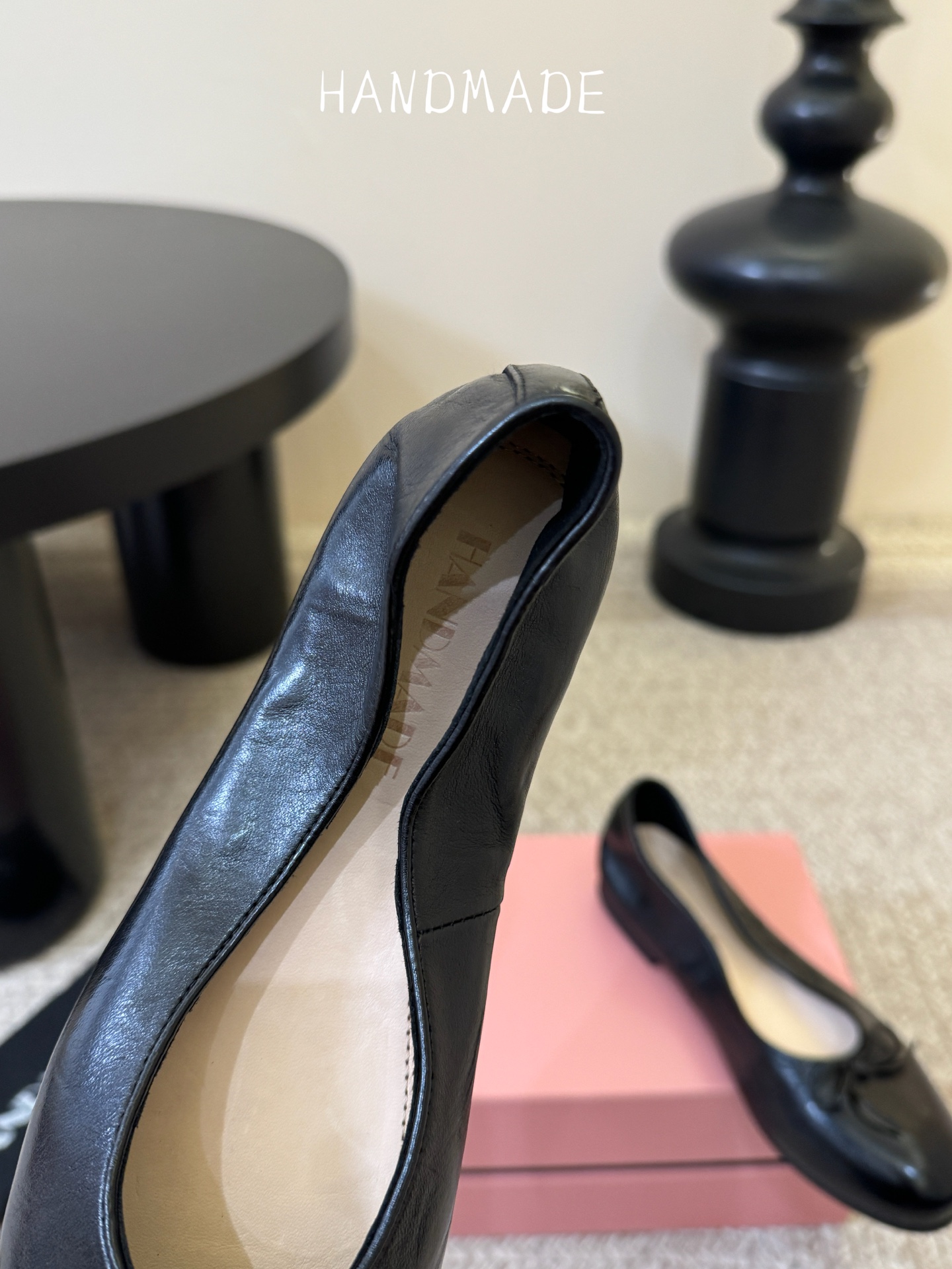 顶级HANDMADE独家新品最高版本买手代购1:1完美复刻 平底凉鞋单鞋原版开模真皮鞋底 原版套楦鞋型很