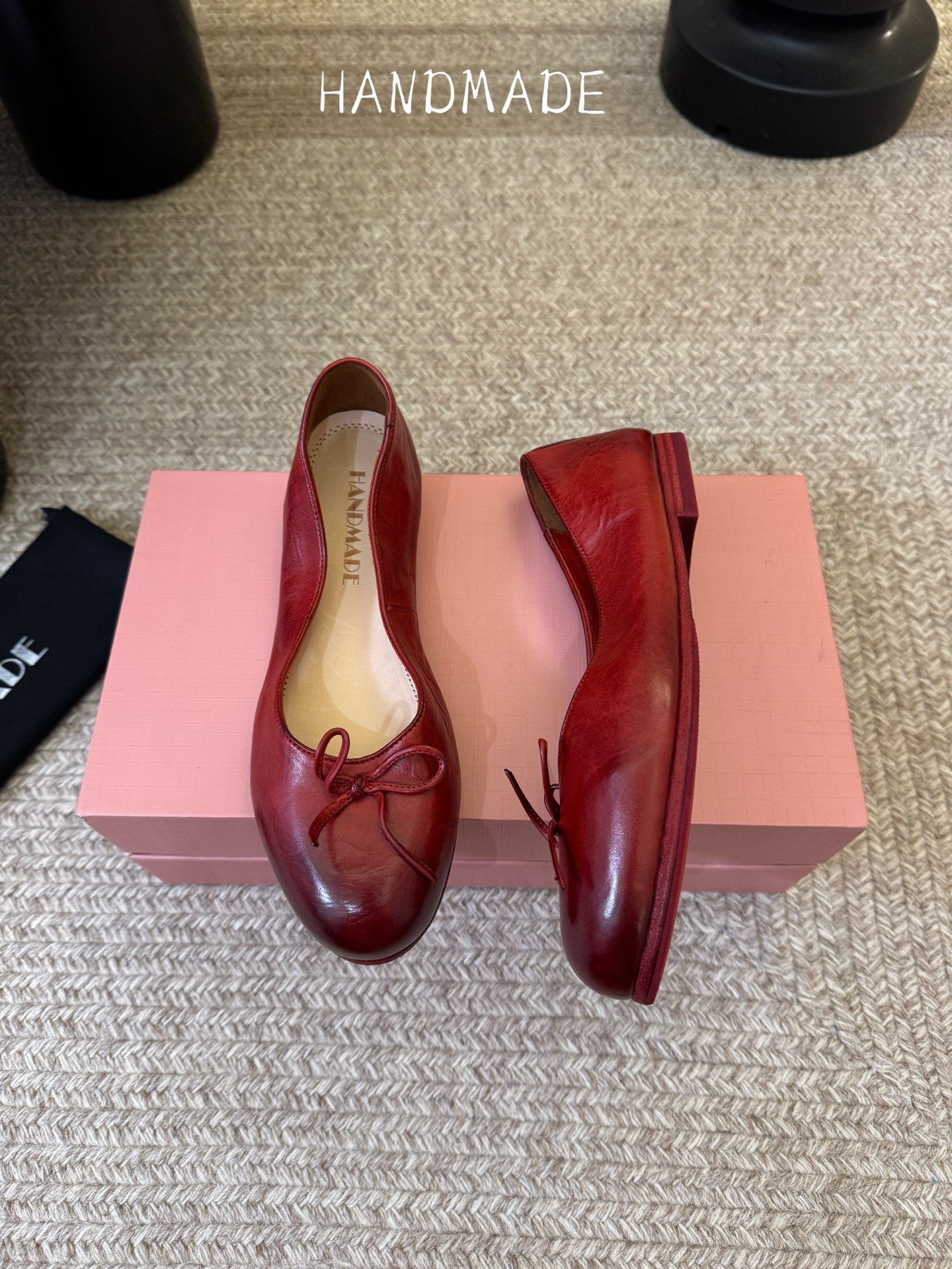 顶级HANDMADE独家新品最高版本买手代购1:1完美复刻 平底凉鞋单鞋原版开模真皮鞋底 原版套楦鞋型很