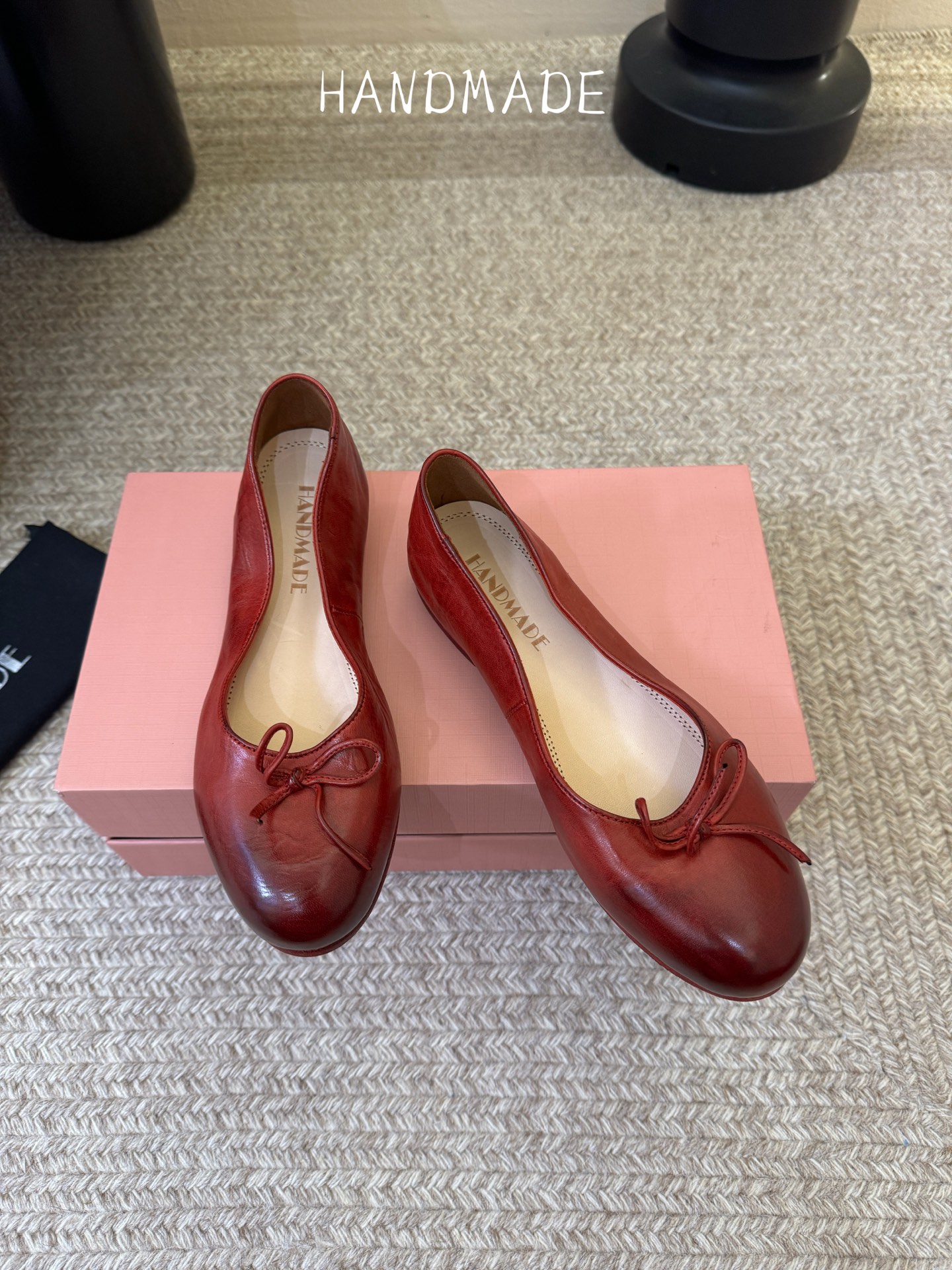 顶级HANDMADE独家新品最高版本买手代购1:1完美复刻 平底凉鞋单鞋原版开模真皮鞋底 原版套楦鞋型很