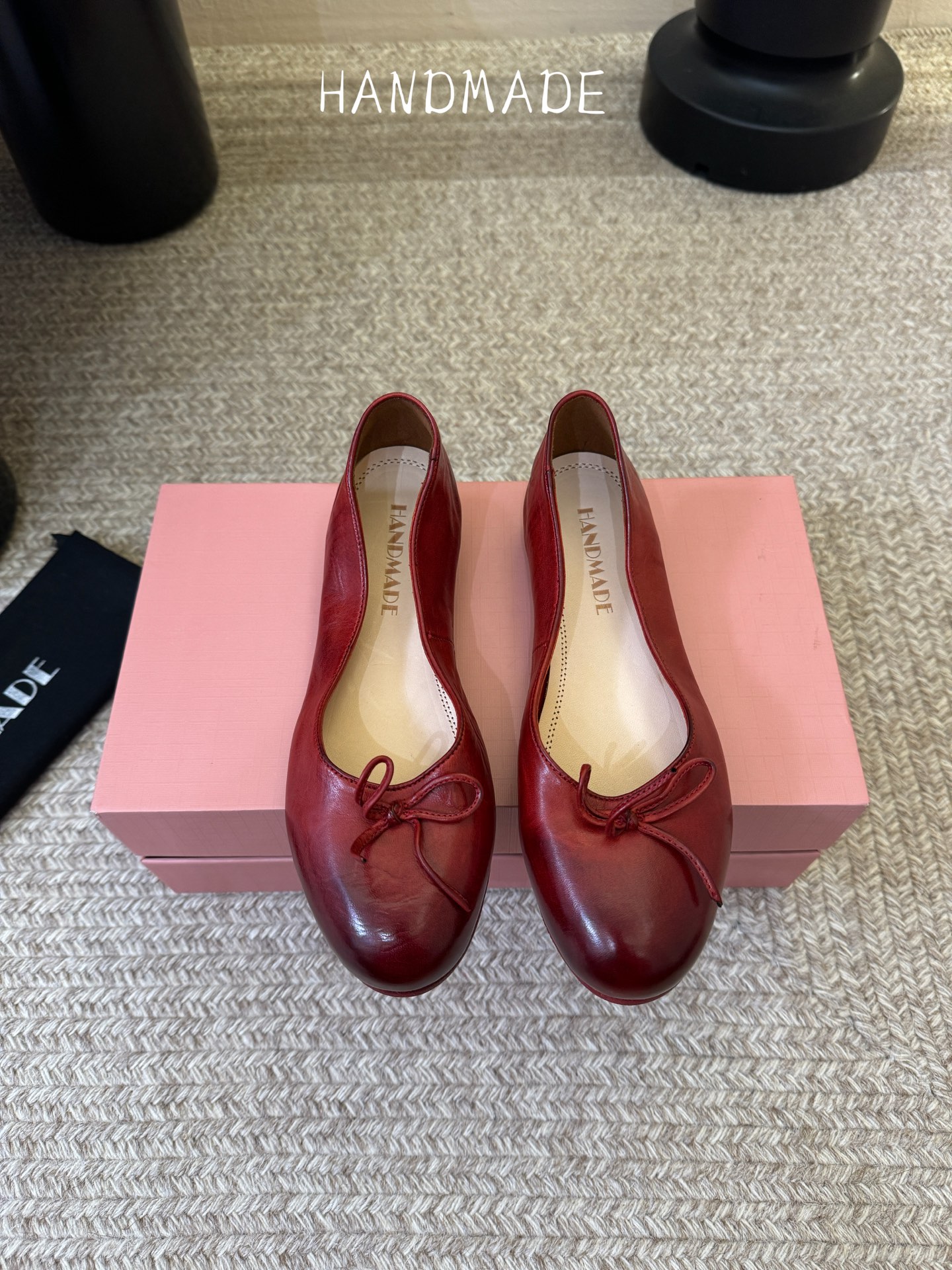 顶级HANDMADE独家新品最高版本买手代购1:1完美复刻 平底凉鞋单鞋原版开模真皮鞋底 原版套楦鞋型很