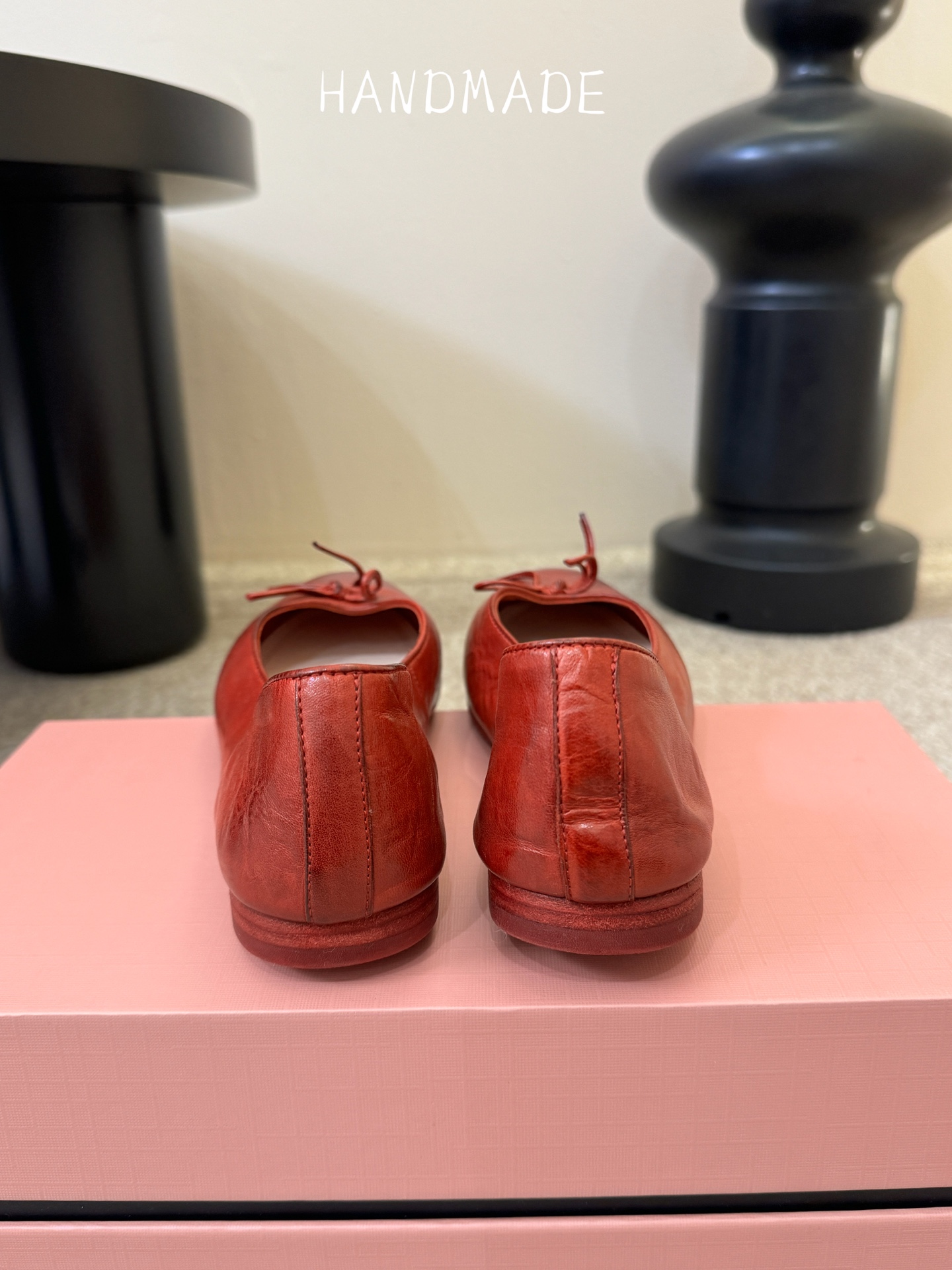 顶级HANDMADE独家新品最高版本买手代购1:1完美复刻 平底凉鞋单鞋原版开模真皮鞋底 原版套楦鞋型很