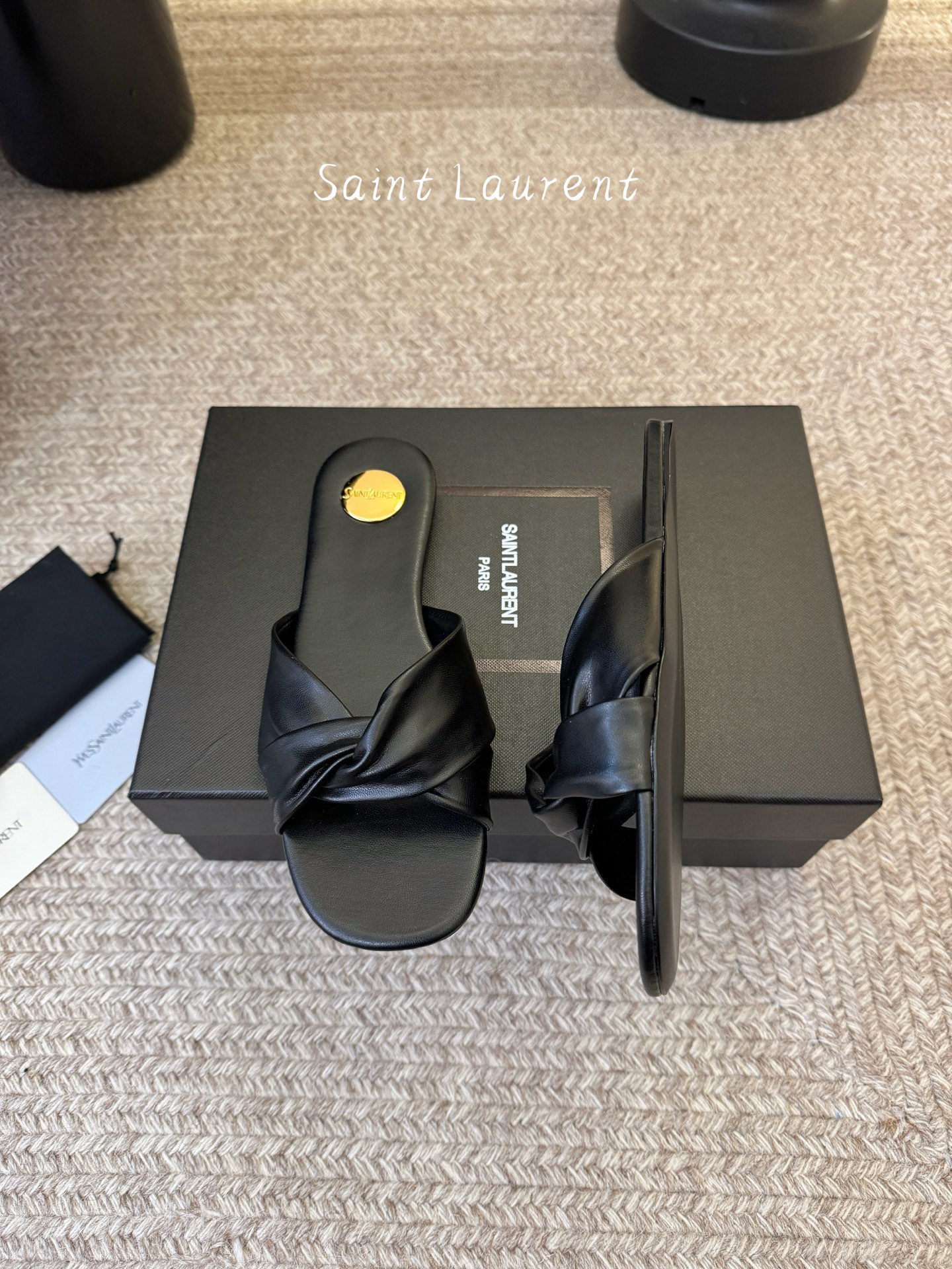 Saint Laurent / 圣罗兰Lee方头交叉拖 YSL姐姐的美丽尤物高跟鞋 又是人间圣罗兰 Ro