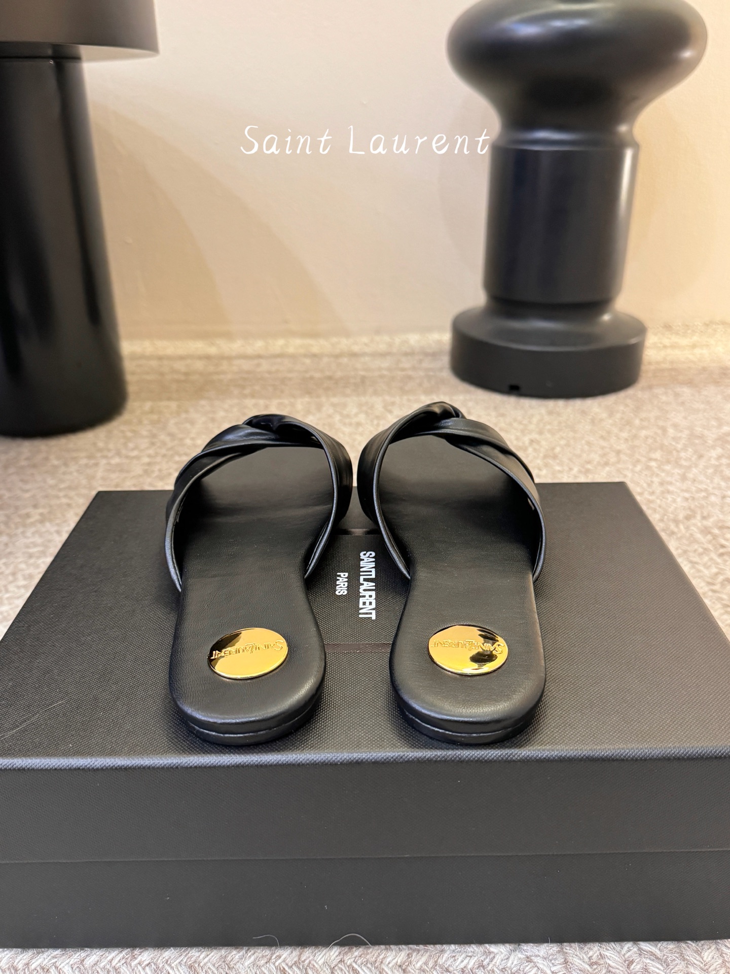 Saint Laurent / 圣罗兰Lee方头交叉拖 YSL姐姐的美丽尤物高跟鞋 又是人间圣罗兰 Ro