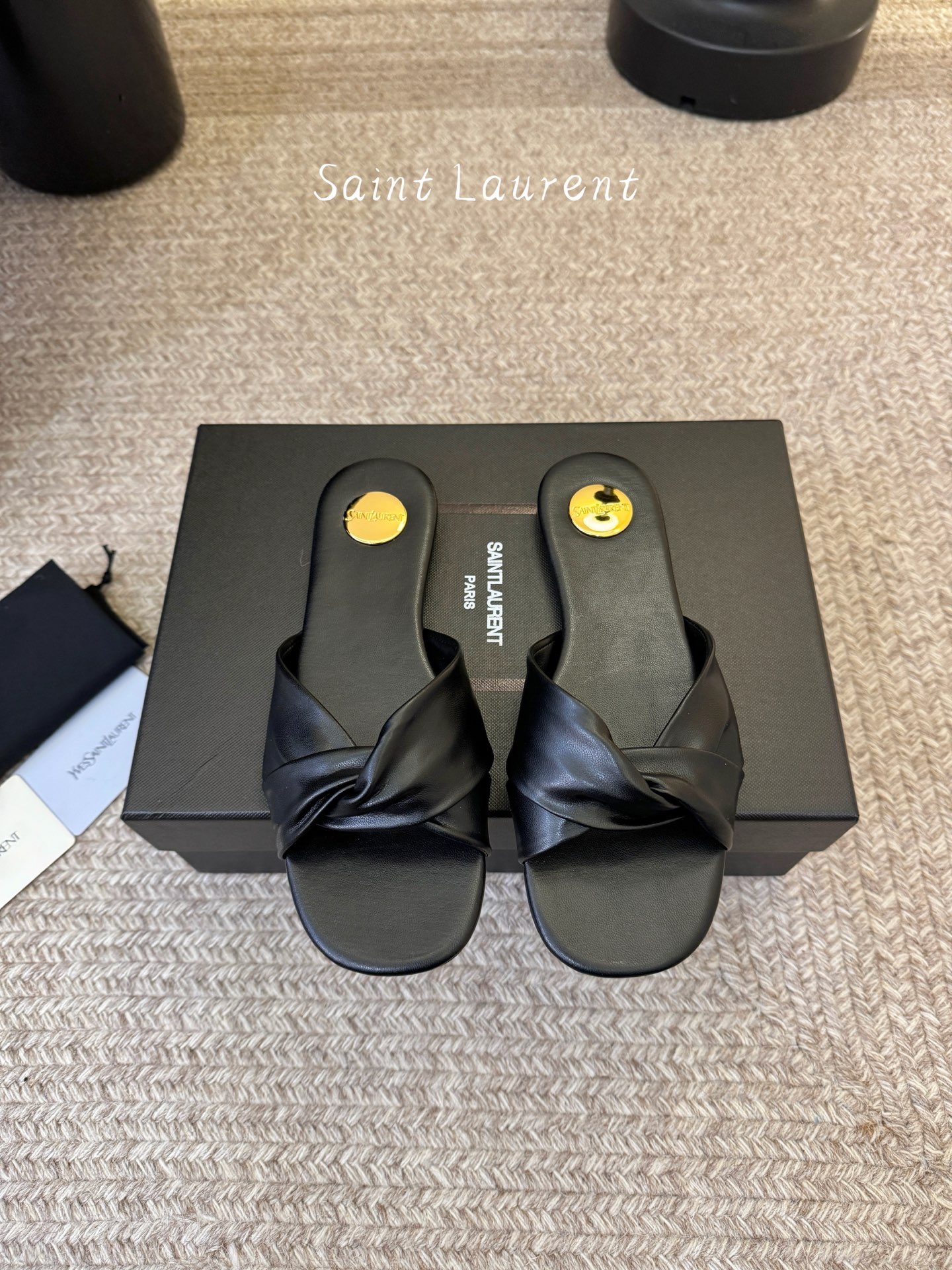 Saint Laurent / 圣罗兰Lee方头交叉拖 YSL姐姐的美丽尤物高跟鞋 又是人间圣罗兰 Ro