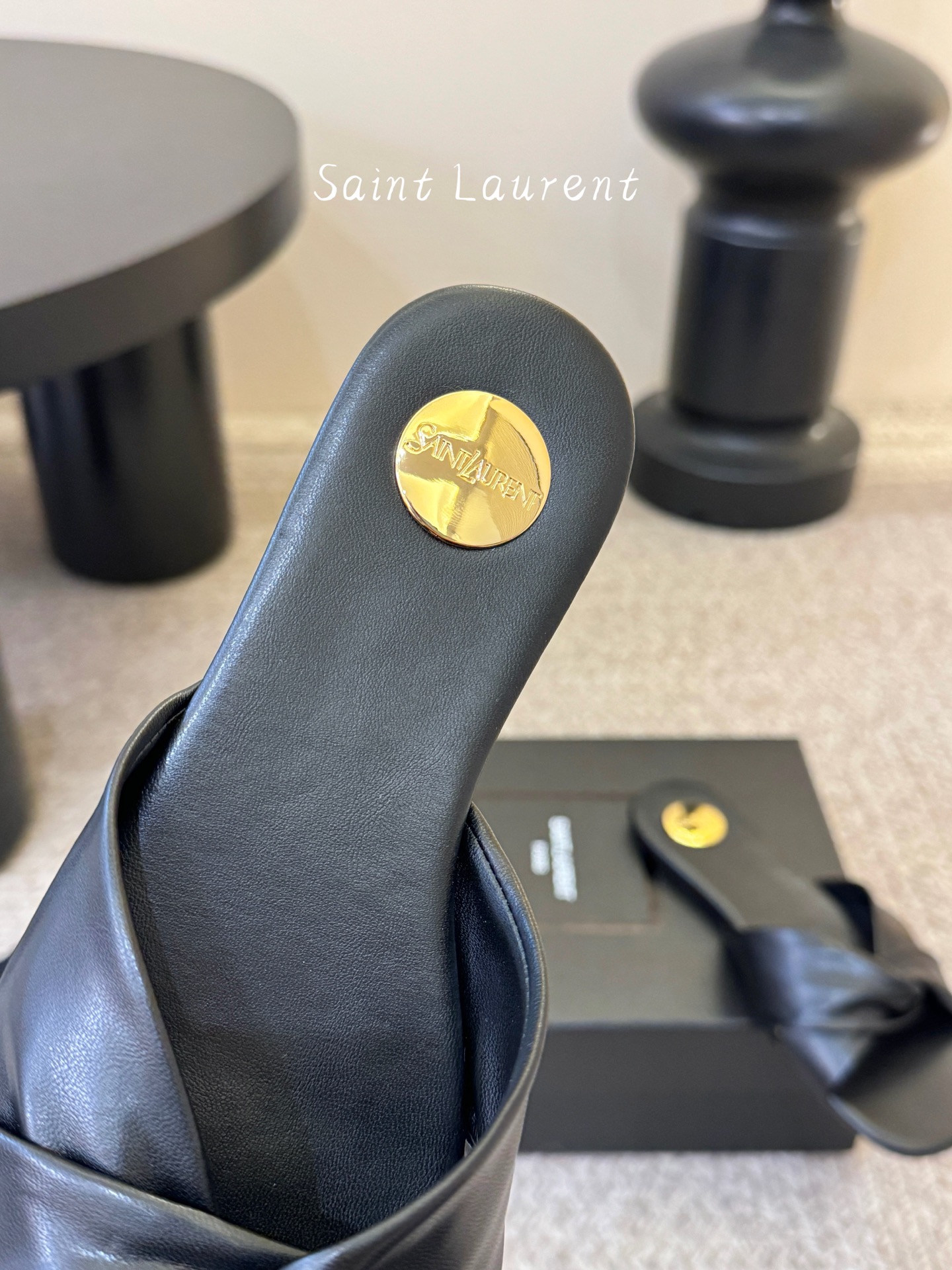 Saint Laurent / 圣罗兰Lee方头交叉拖 YSL姐姐的美丽尤物高跟鞋 又是人间圣罗兰 Ro