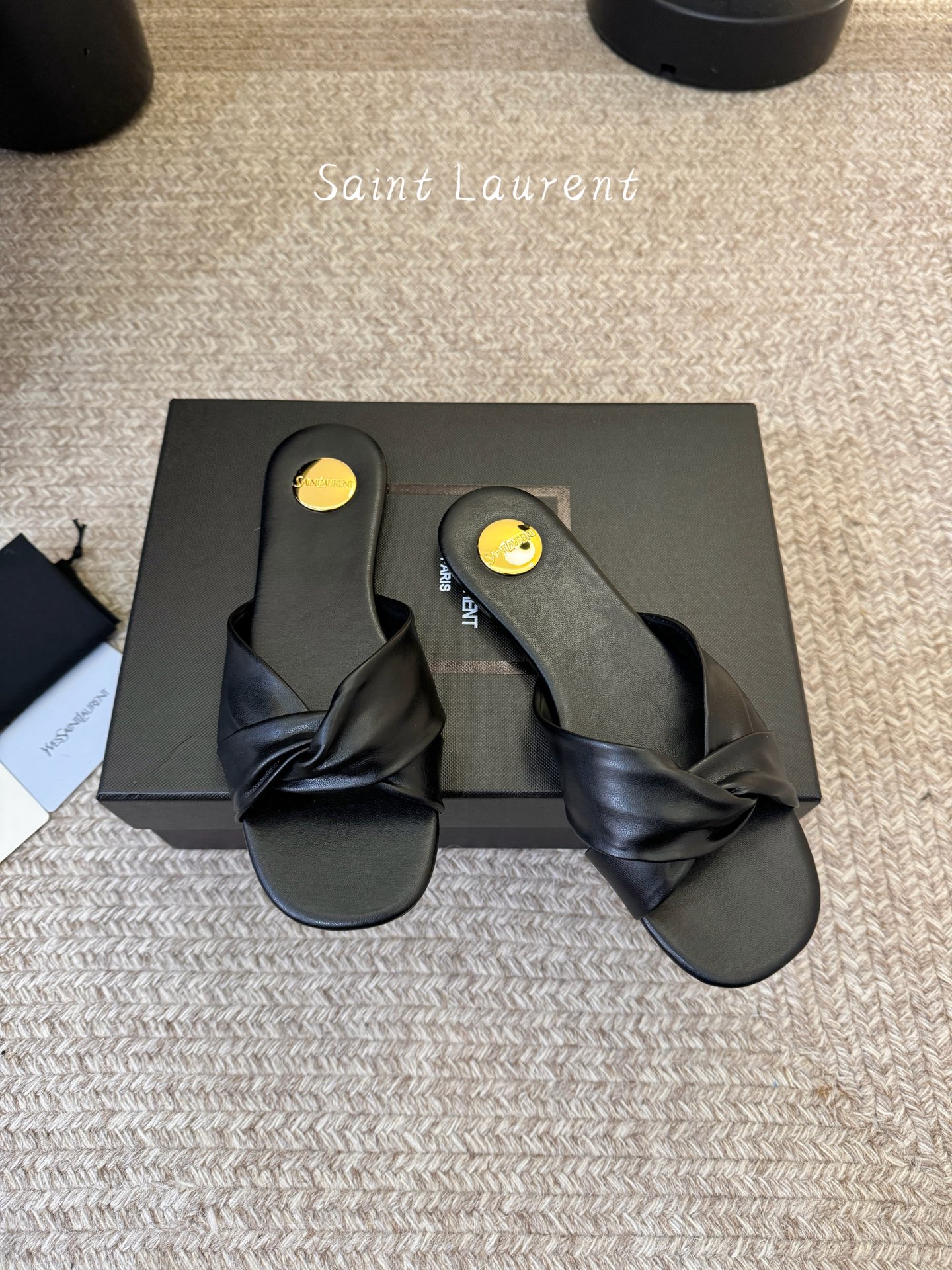 Saint Laurent / 圣罗兰Lee方头交叉拖 YSL姐姐的美丽尤物高跟鞋 又是人间圣罗兰 Ro