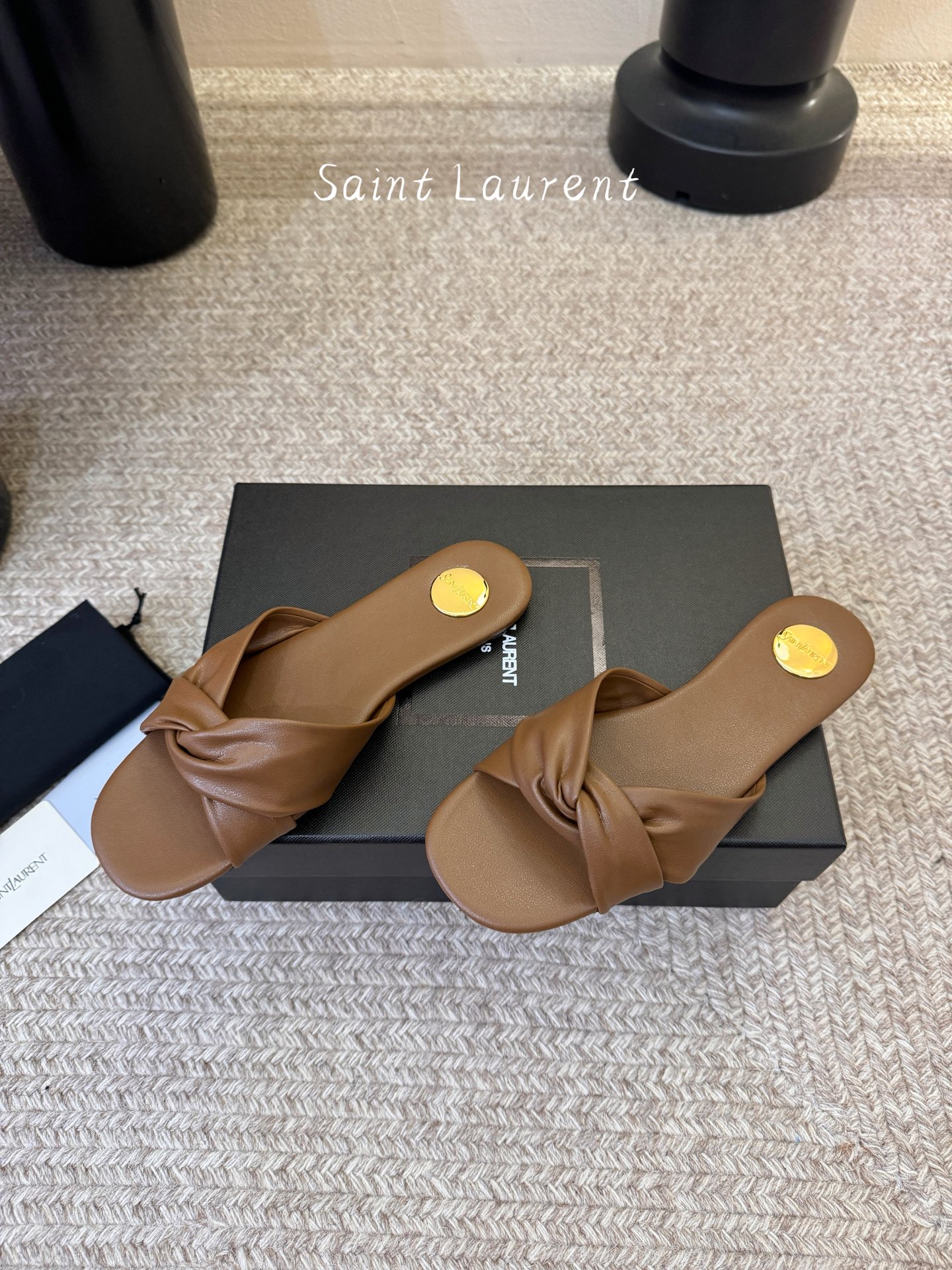 Saint Laurent / 圣罗兰Lee方头交叉拖 YSL姐姐的美丽尤物高跟鞋 又是人间圣罗兰 Ro