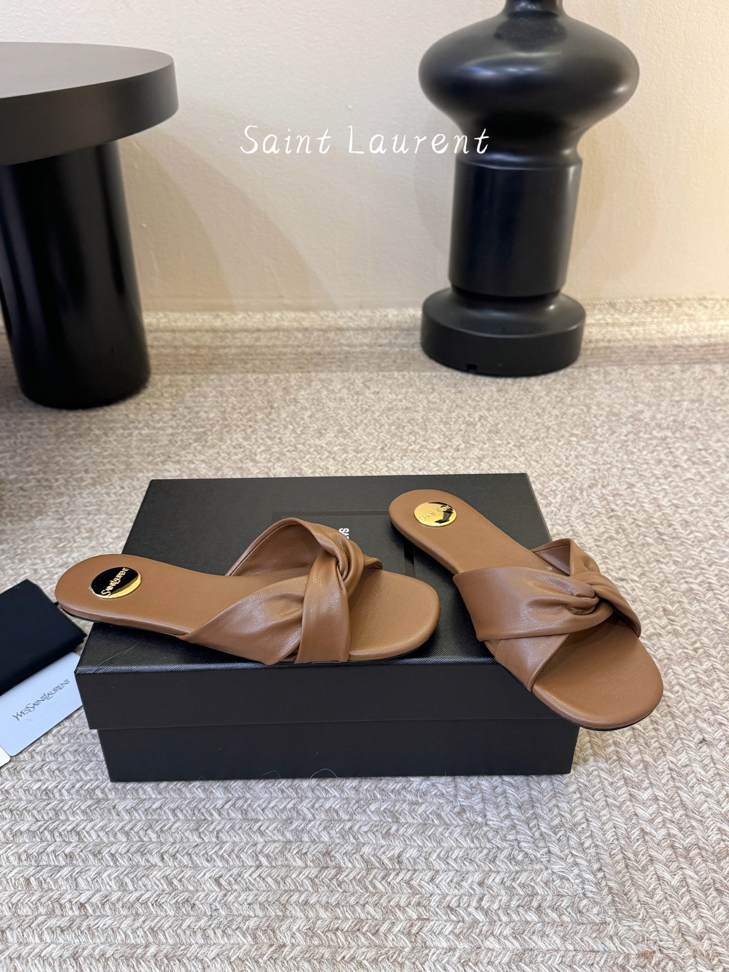 Saint Laurent / 圣罗兰Lee方头交叉拖 YSL姐姐的美丽尤物高跟鞋 又是人间圣罗兰 Ro