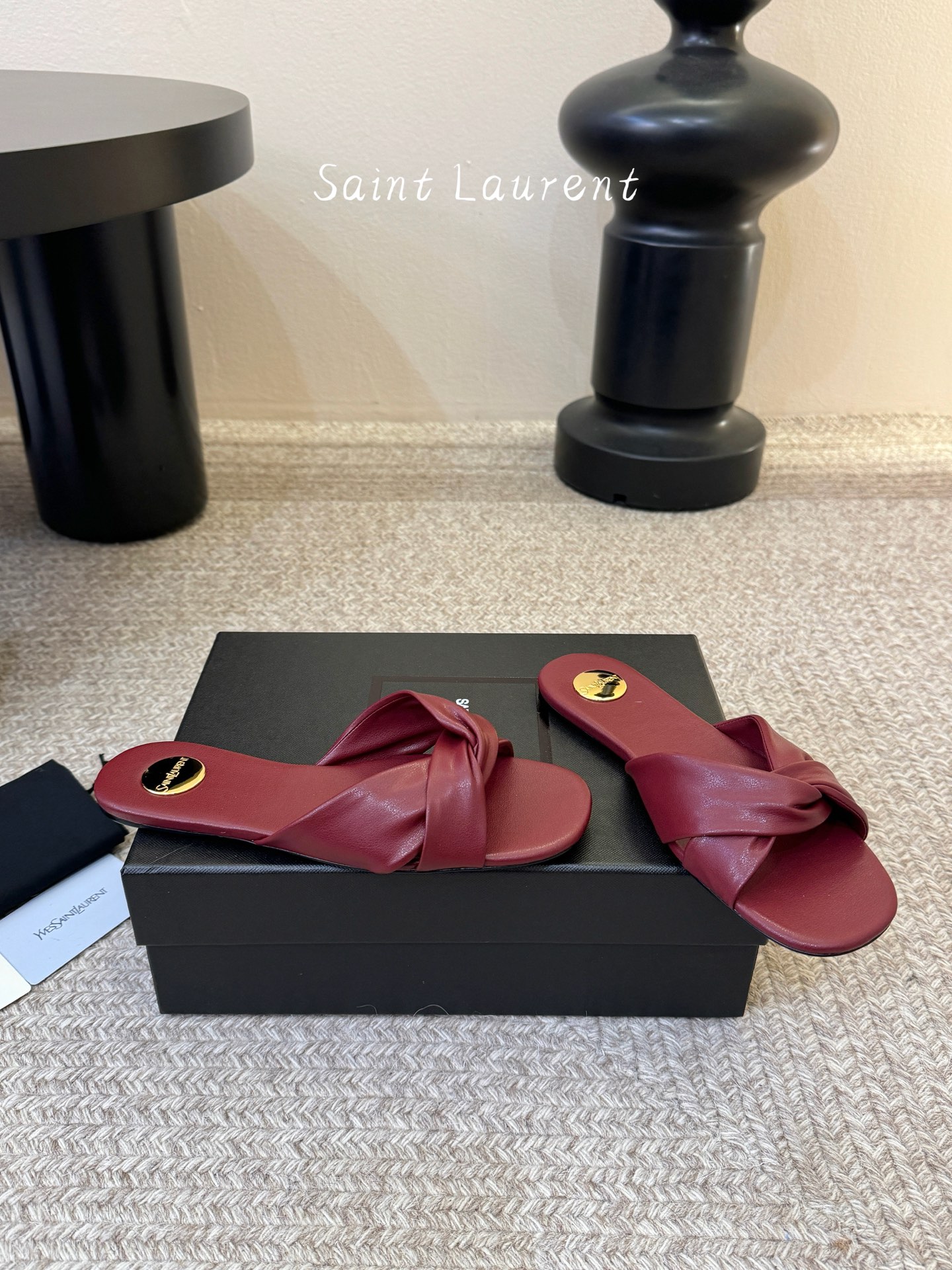 Saint Laurent / 圣罗兰Lee方头交叉拖 YSL姐姐的美丽尤物高跟鞋 又是人间圣罗兰 Ro