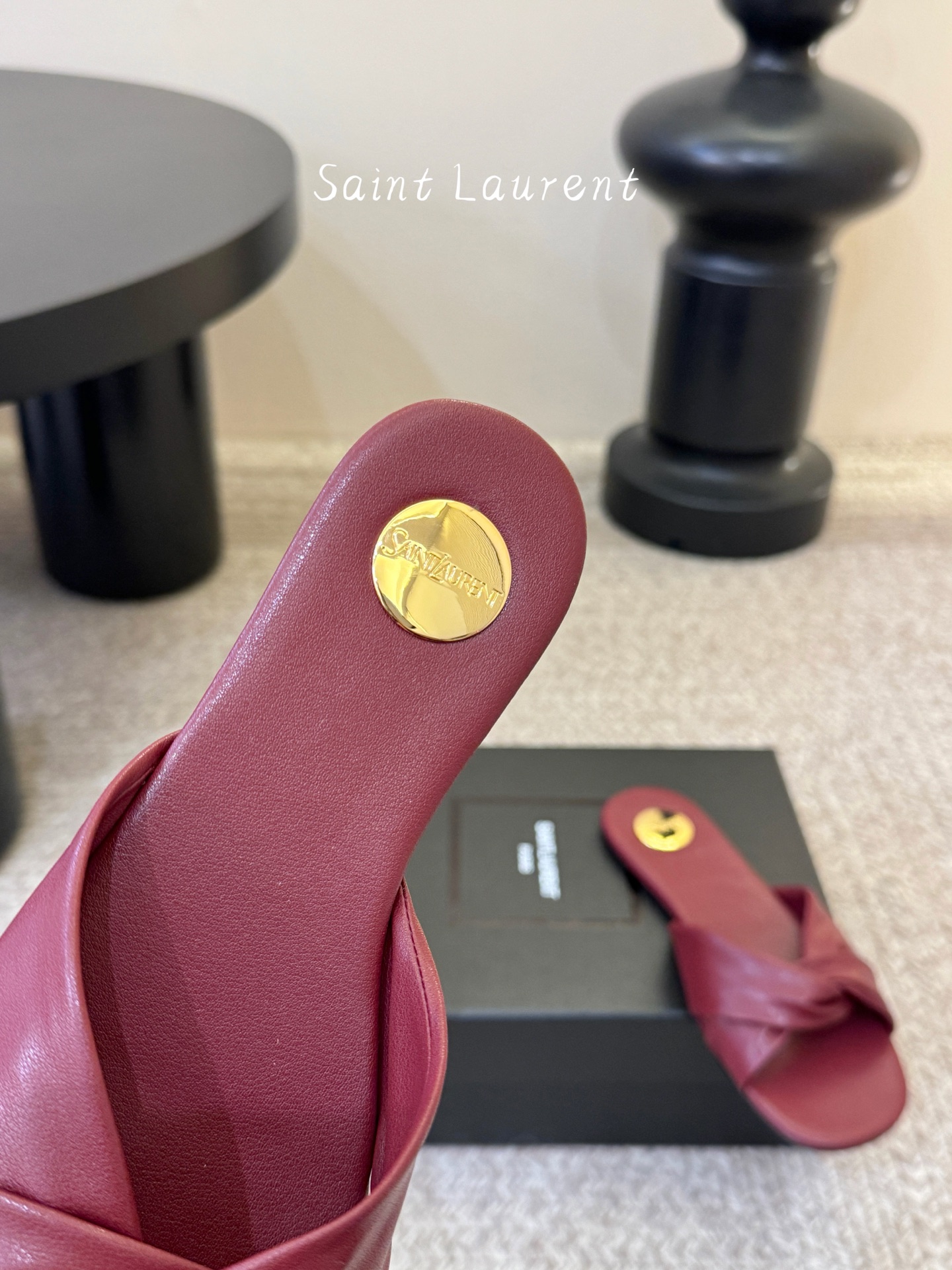 Saint Laurent / 圣罗兰Lee方头交叉拖 YSL姐姐的美丽尤物高跟鞋 又是人间圣罗兰 Ro